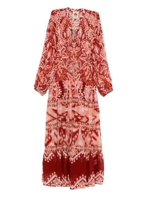 tropical-print maxi dress by FARM RIO