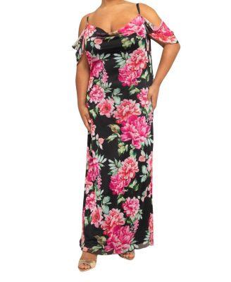 Floral Maxi Dress by FASHION-SZN CURVE