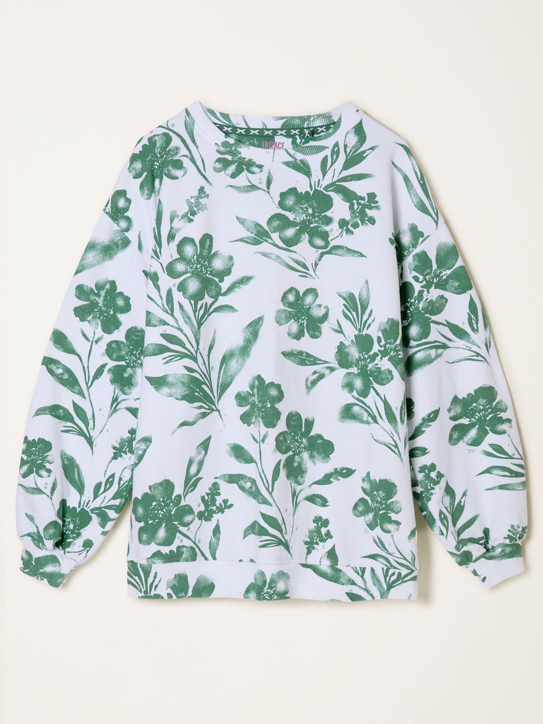 Alex Ivory Botanical Crew Sweat by FAT FACE