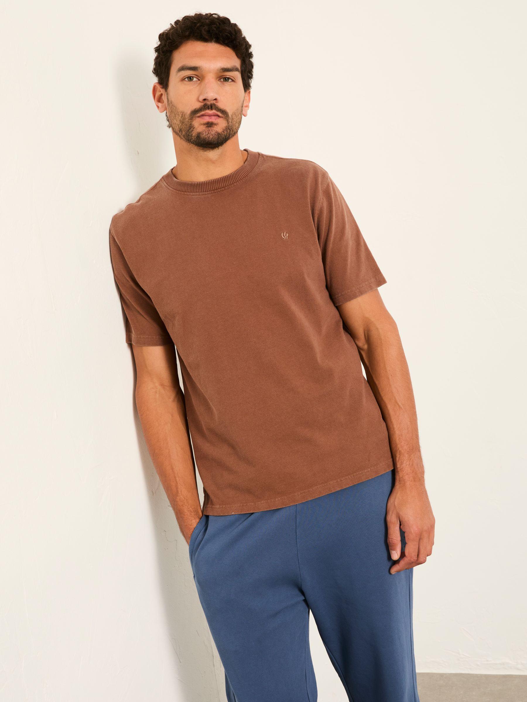 Alton Relaxed Fit Navy Heavyweight T-Shirt by FAT FACE