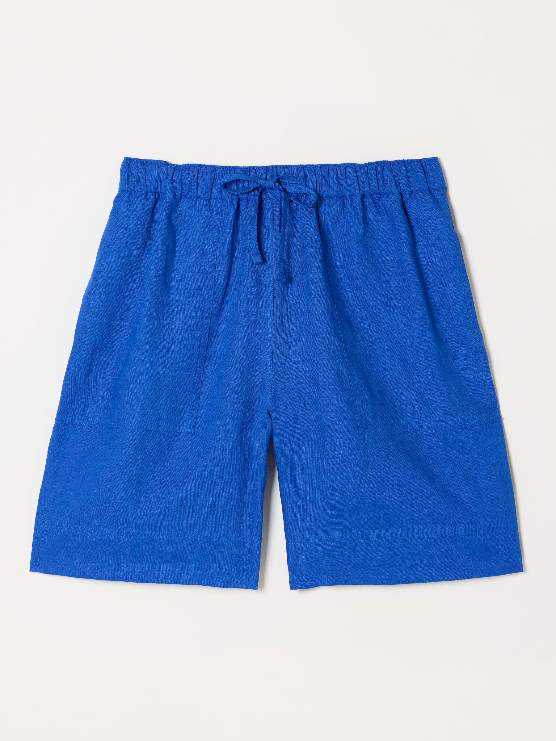 Amberly Black Linen Shorts by FAT FACE