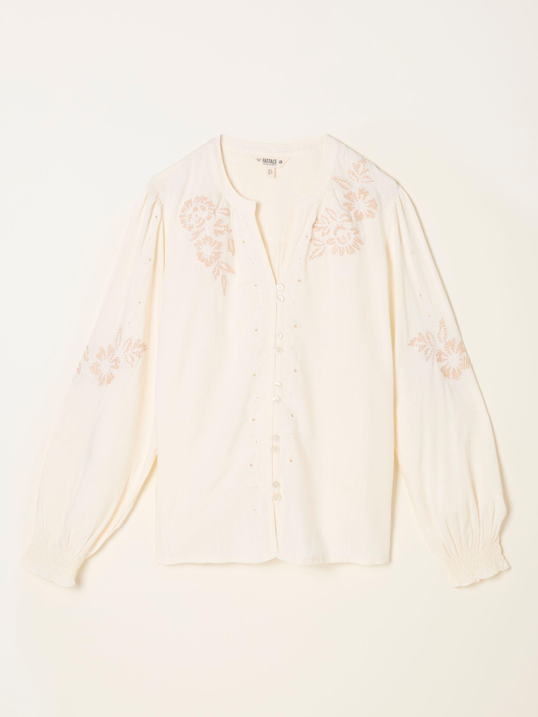 Ashley Ivory Emb Blouse by FAT FACE