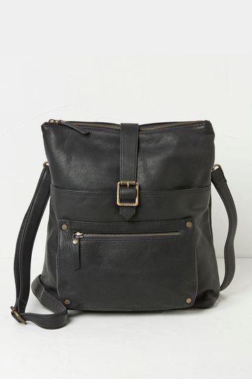 Ava Black Backpack by FAT FACE