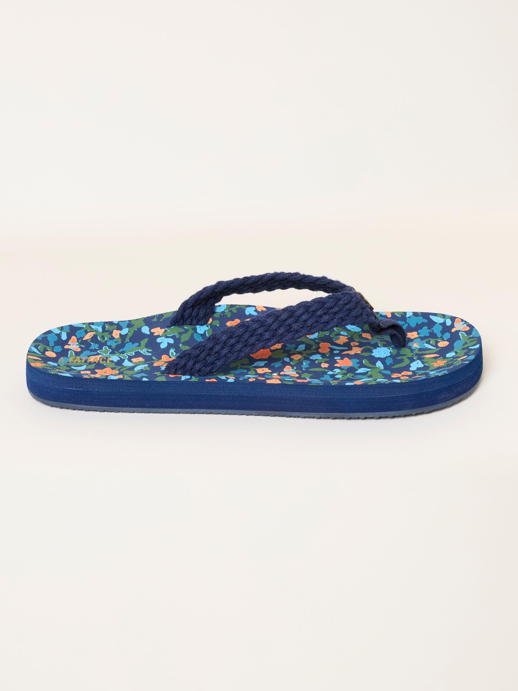 Bay Blue Moulded Flip Flop by FAT FACE