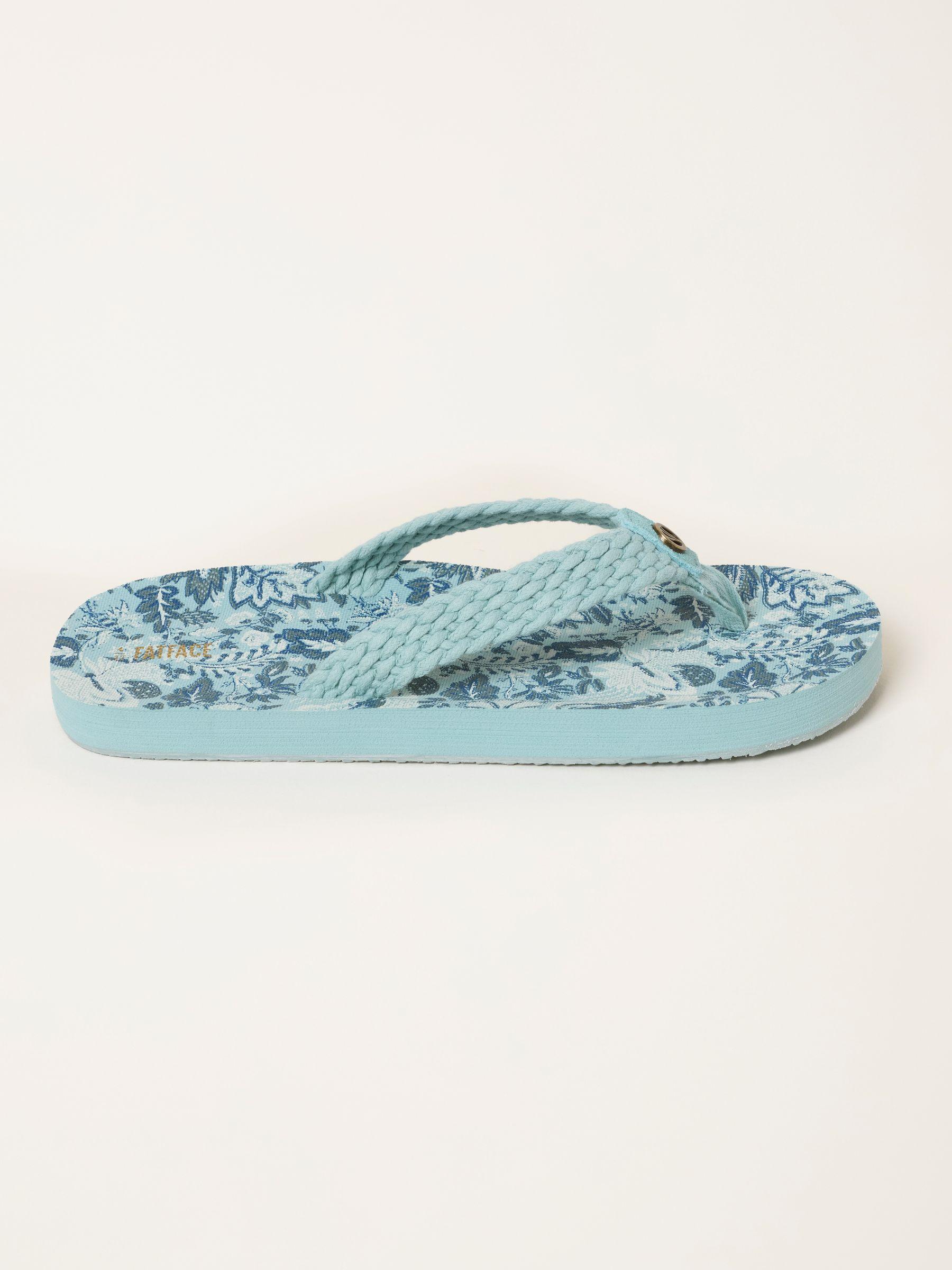 Bay Blue Moulded Flip Flop by FAT FACE