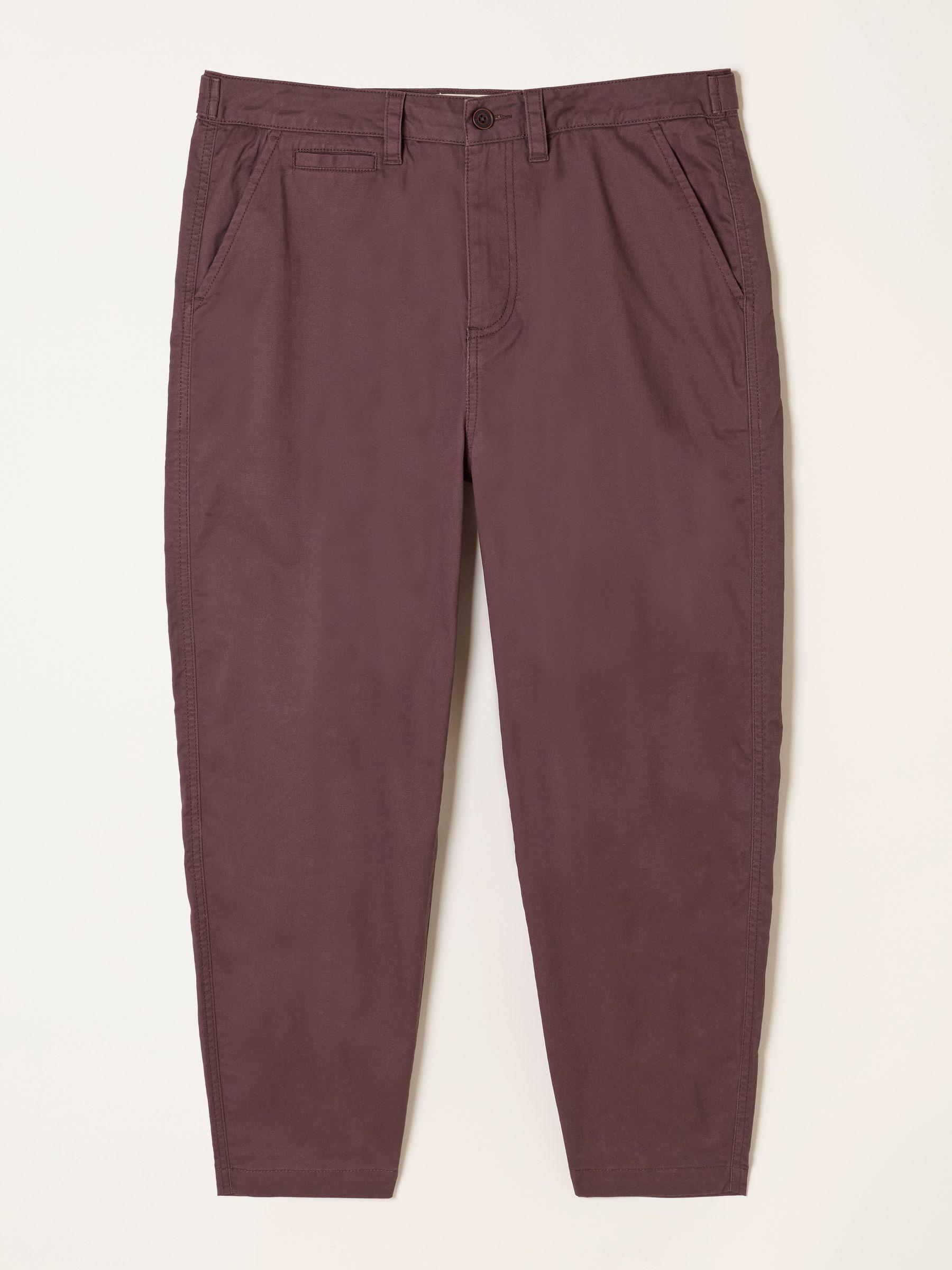 Blazey Ivory Tapered Chino Trousers by FAT FACE
