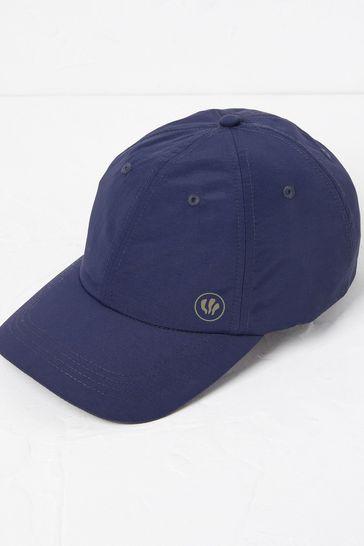 Blue Plain Nilon Cap by FAT FACE