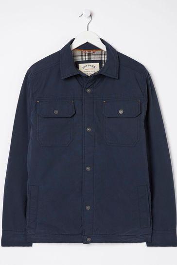 Blue Rutland Overshirt by FAT FACE