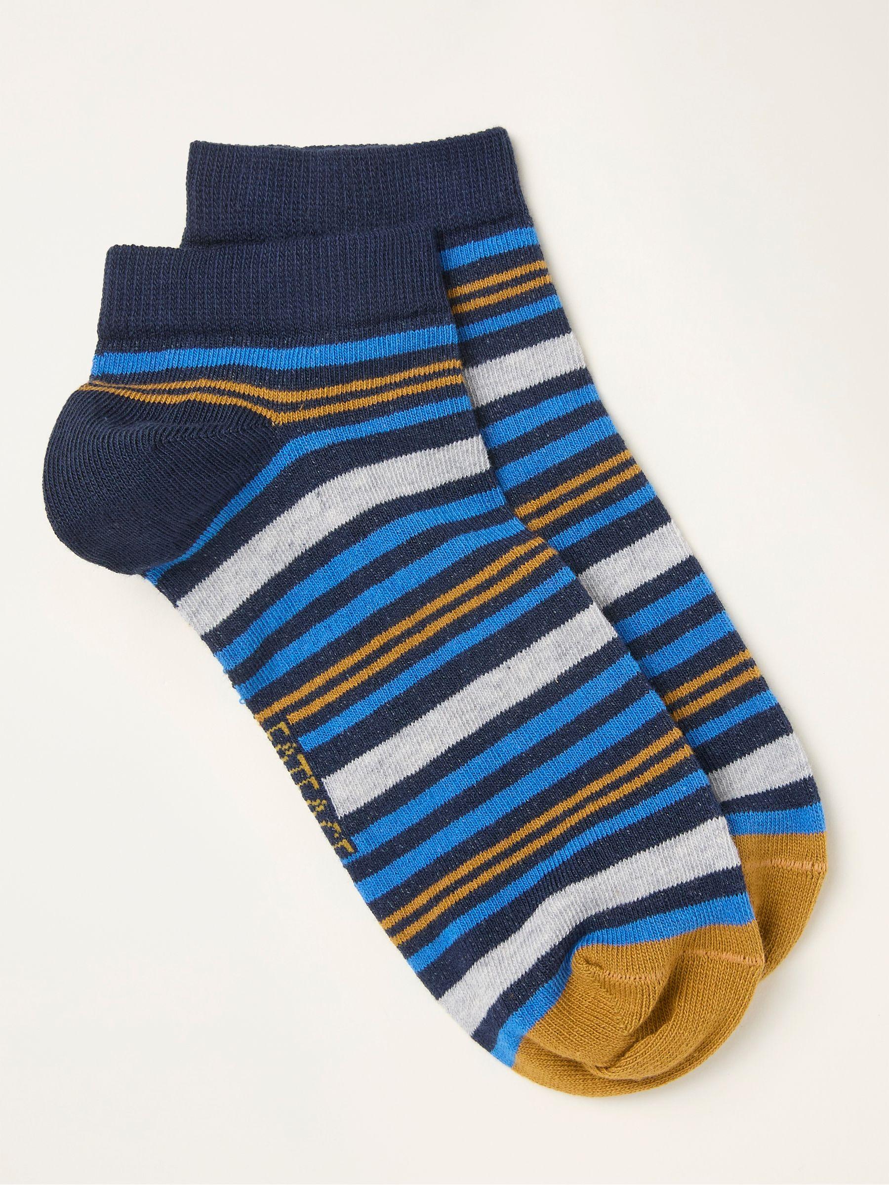 Blue Trainer Socks by FAT FACE
