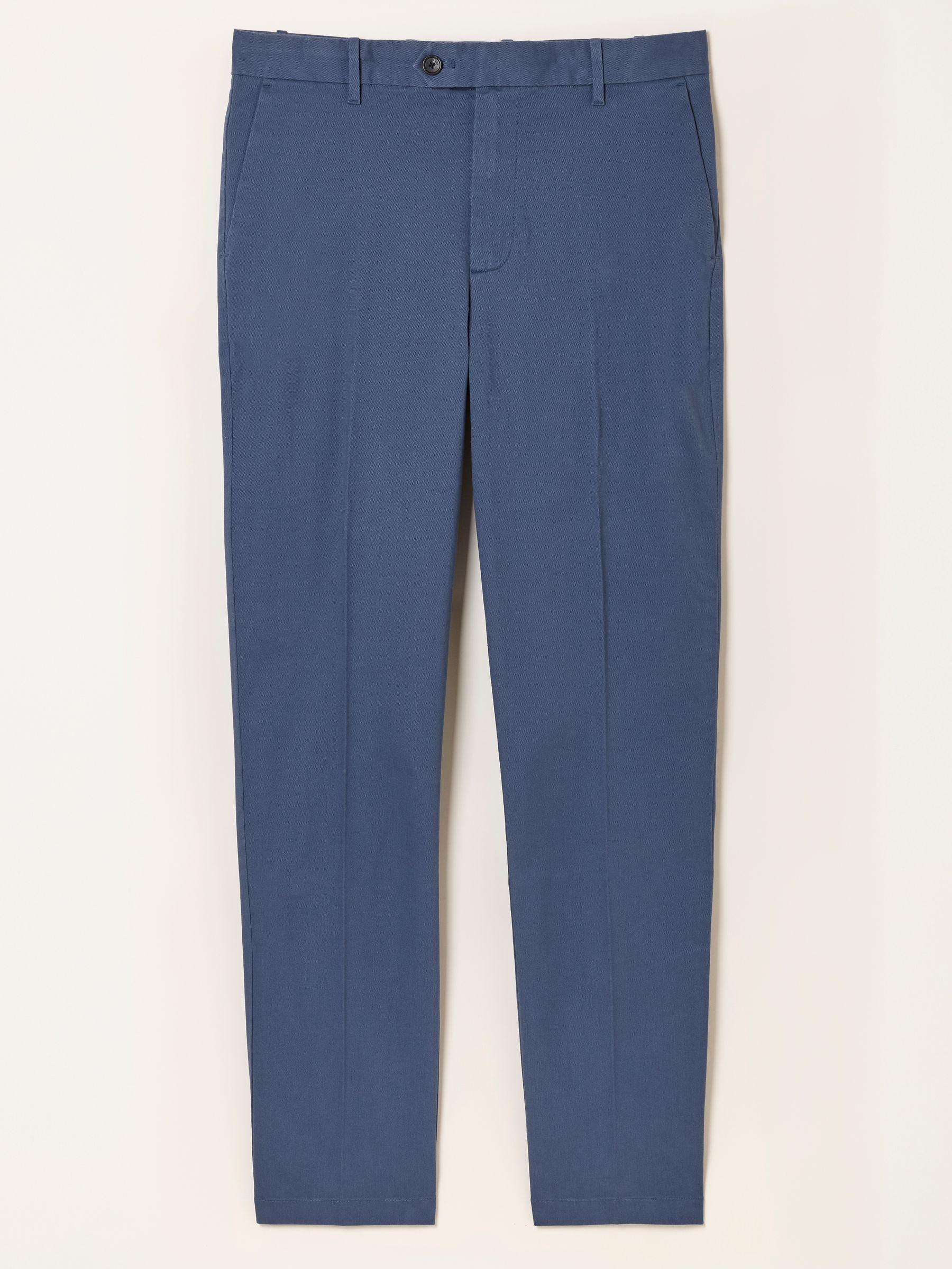 Bosbury French Navy Tailored Fit Pique Chinos by FAT FACE