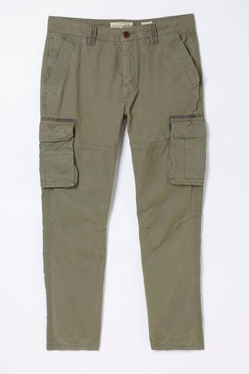 Breakyard Blue Cargo Trousers by FAT FACE