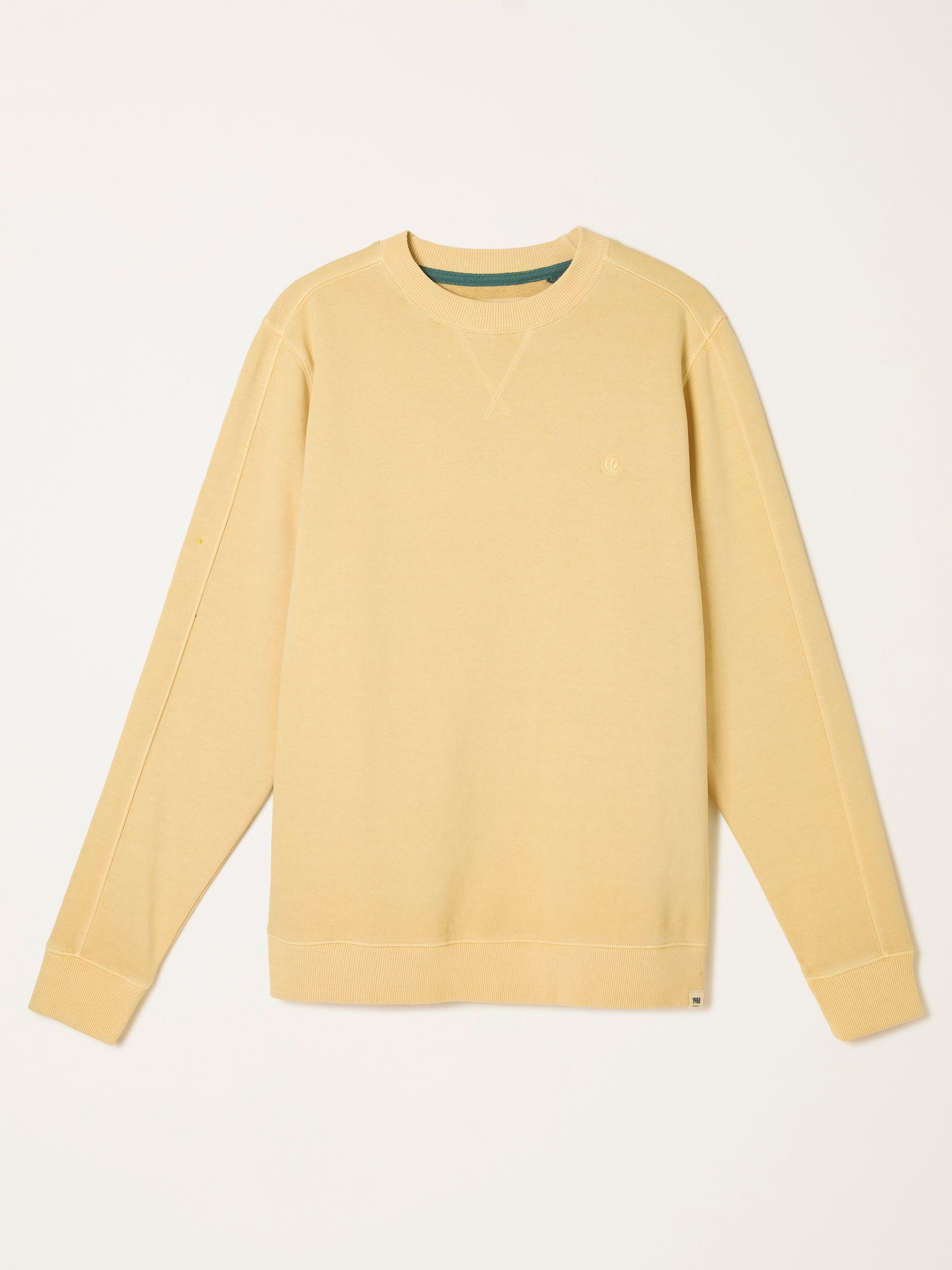 Brooke Yellow Graphic Crew Sweat by FAT FACE