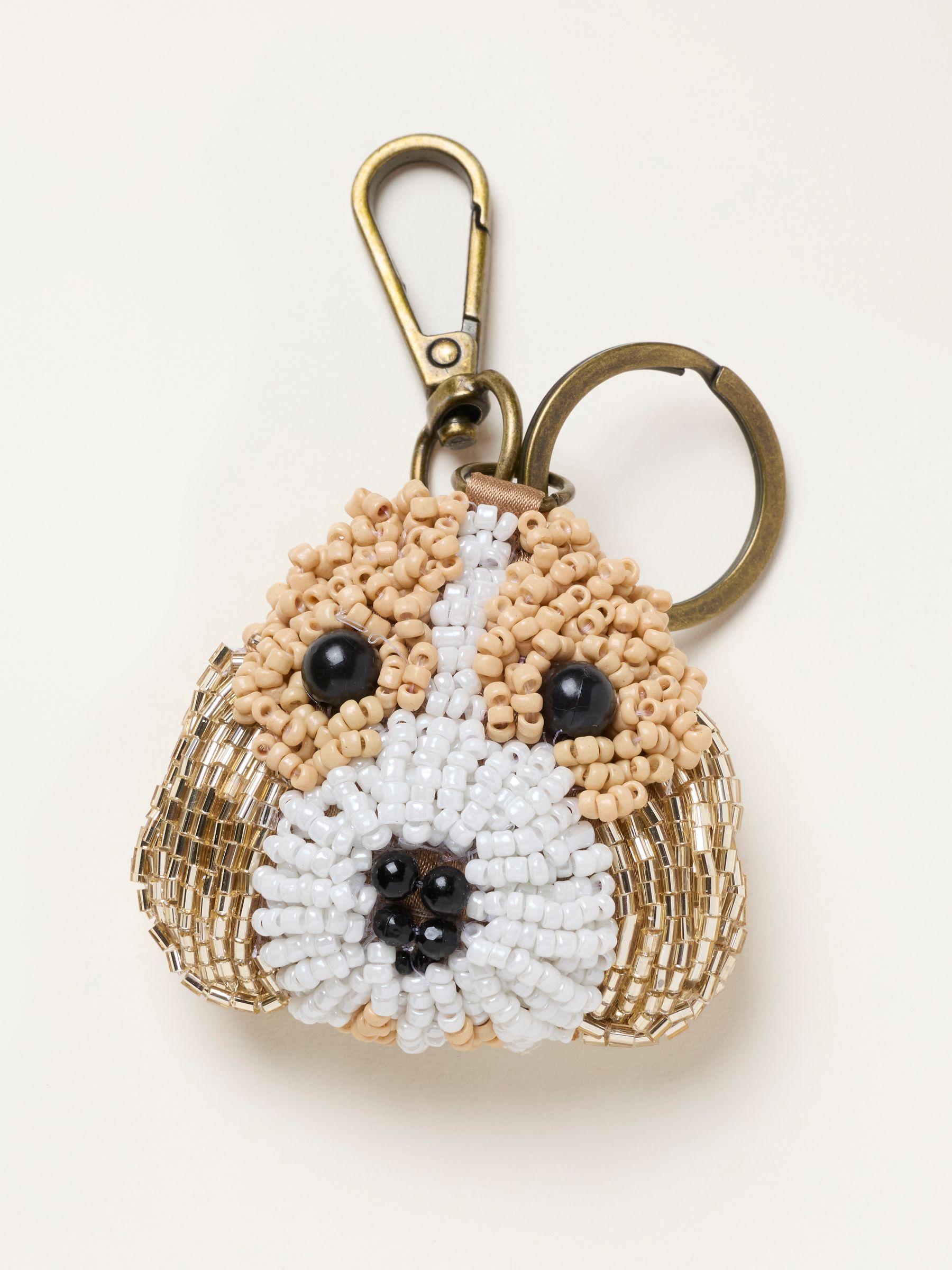 Brown Cockapoo Dog Bag Charm Keyring by FAT FACE