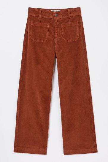 Brown Keswick Cord Trousers by FAT FACE