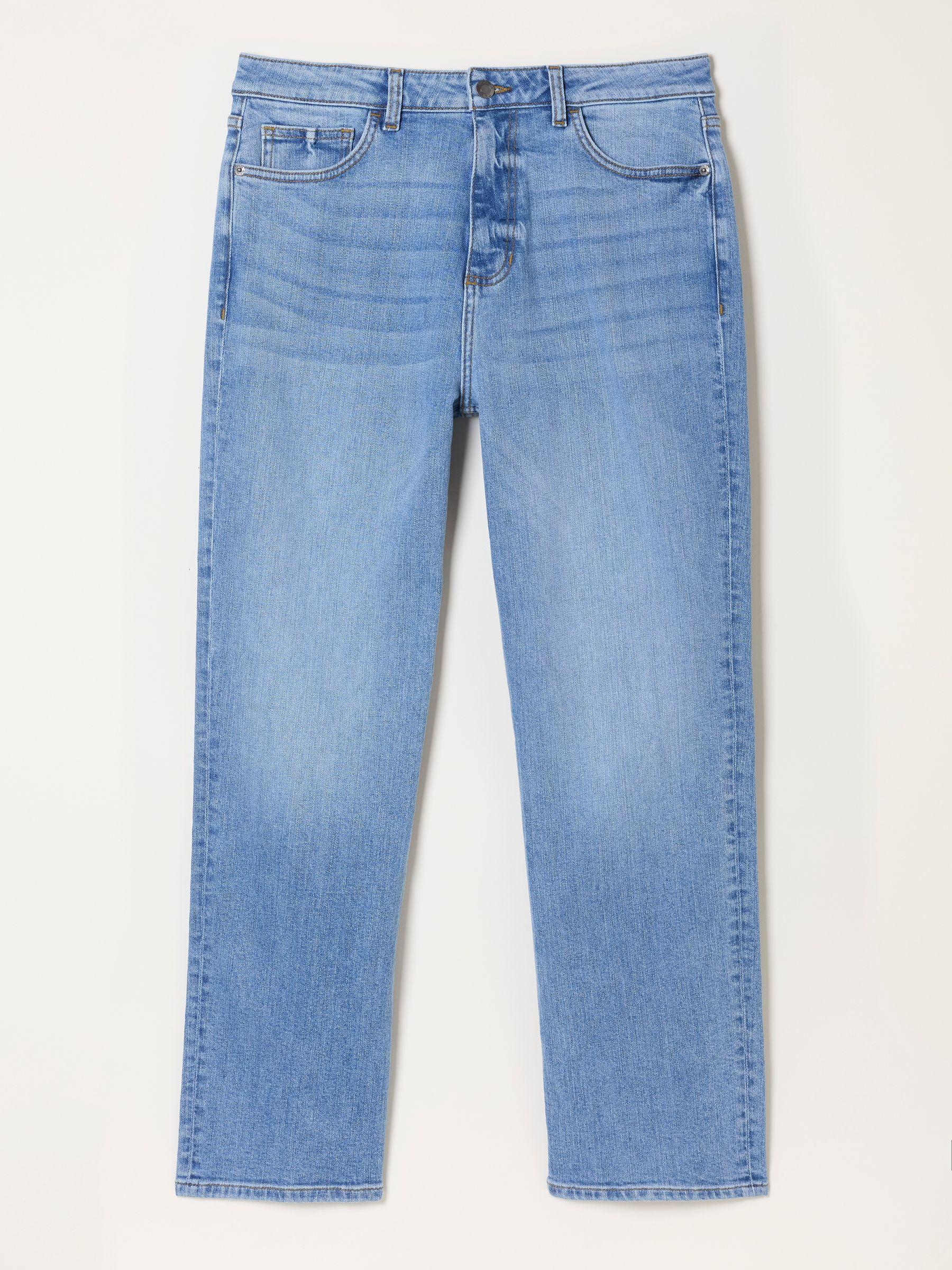 Carmel Bleach Denim Comfort Straight Jeans by FAT FACE