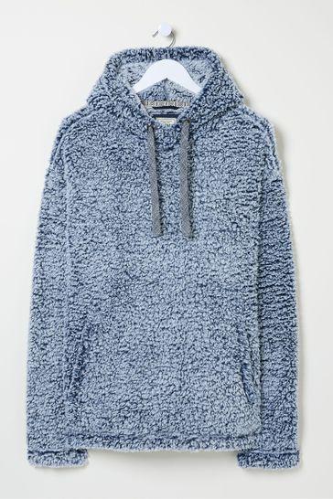 Chalk White Sofa Hoodie by FAT FACE