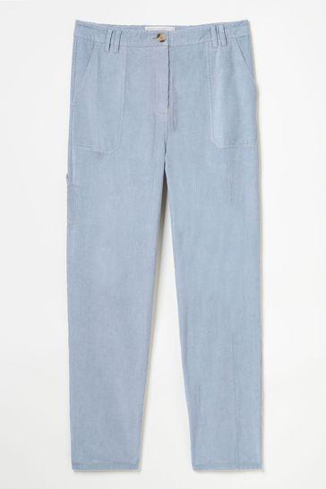 Chesil Blush Pink Cord Trousers by FAT FACE Chesil Blush Pink Cord Trousers by FAT FACE