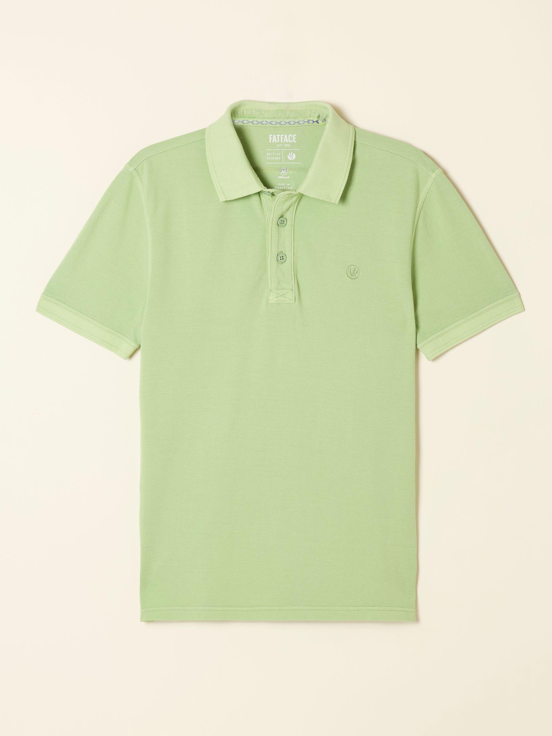 Cobalt Blue Short Sleeve Pique Polo Shirt by FAT FACE