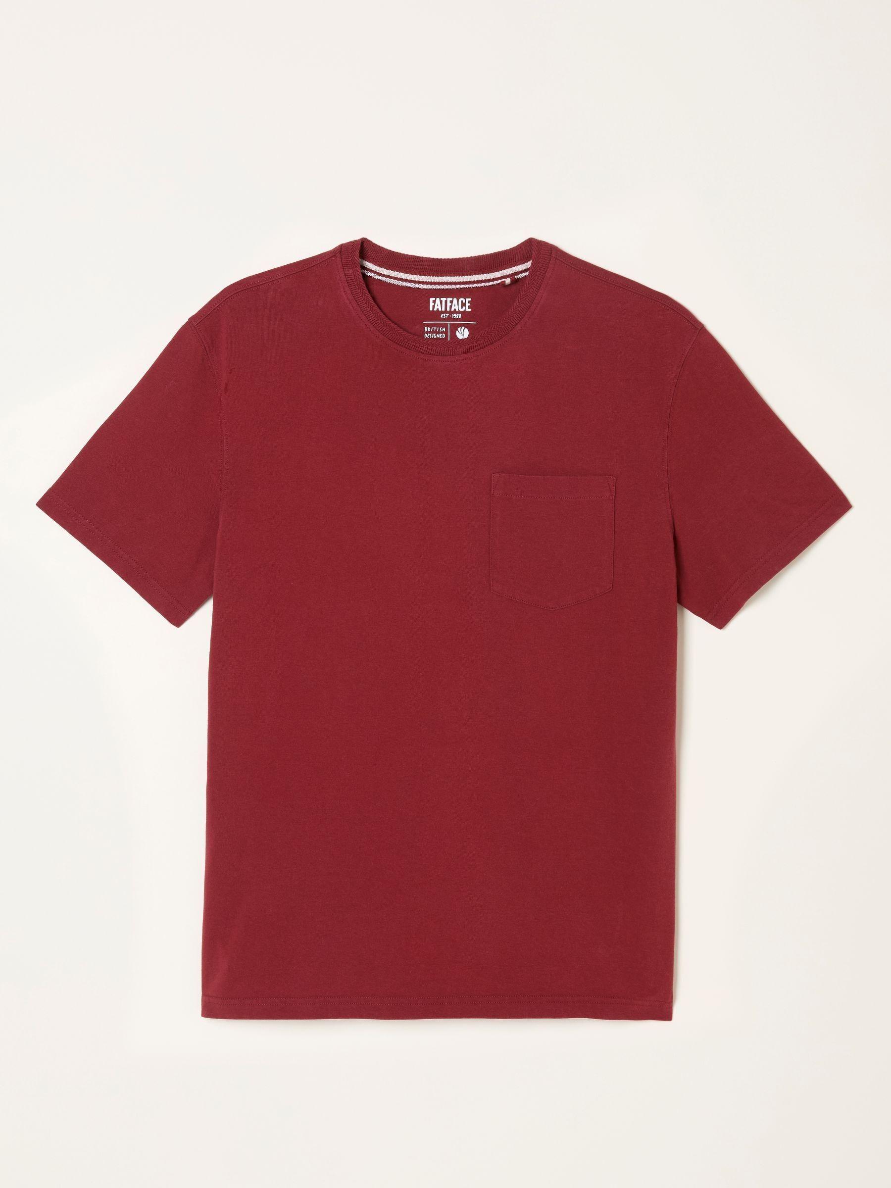 Cove Chocolate Brown Pocket T-Shirt by FAT FACE