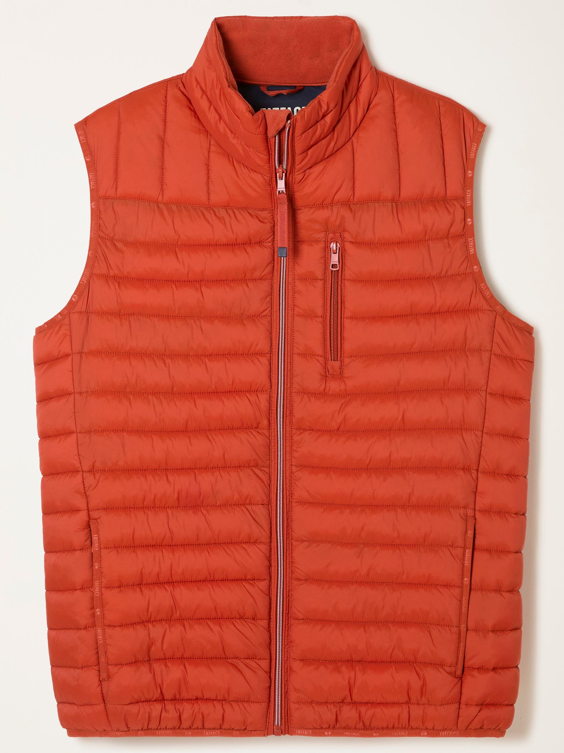 Dartmouth Orange Padded Gilet by FAT FACE