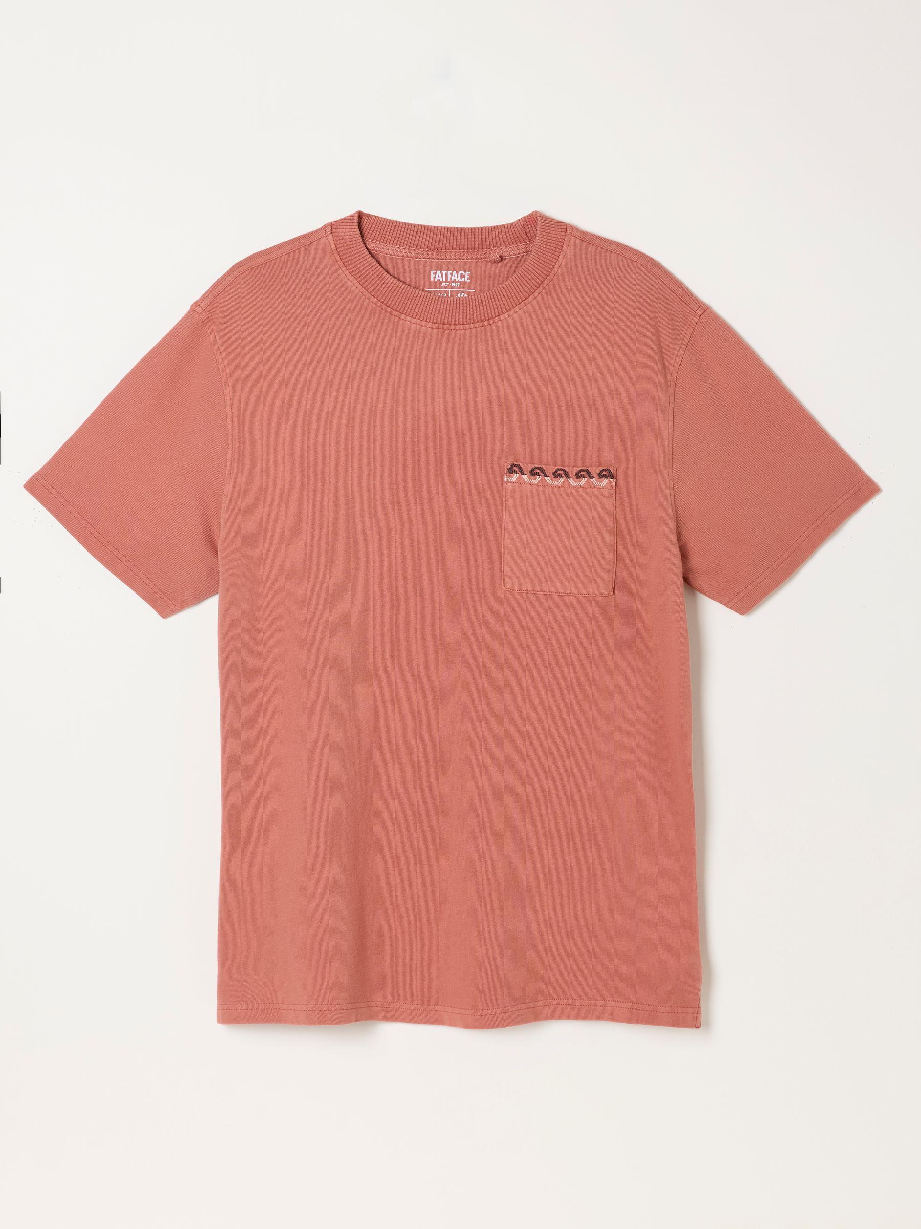 Easton Relaxed Fit Lemon Yellow Patch Pocket Tshirt by FAT FACE