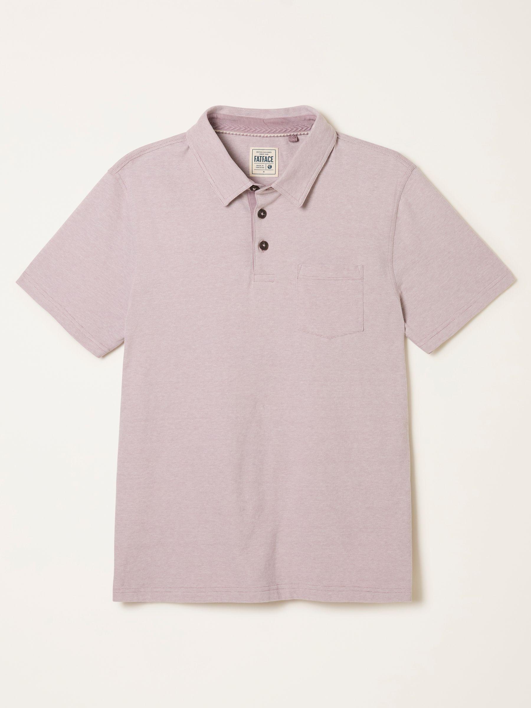 Elm Dusky Purple Polo Shirt by FAT FACE