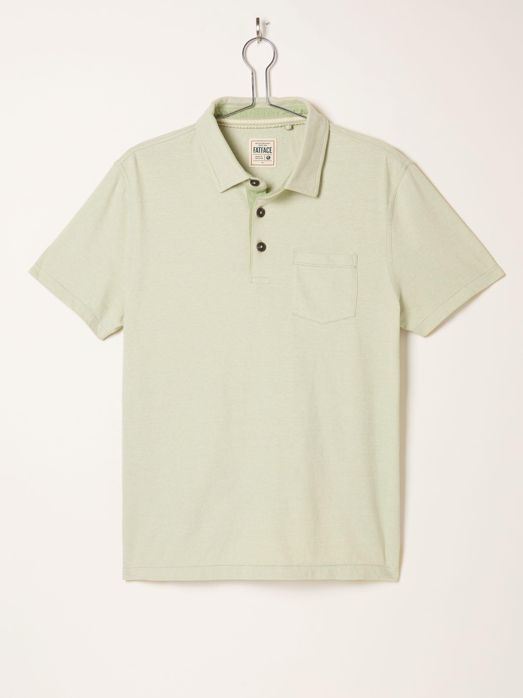 Elm Light Teal Polo Shirt by FAT FACE