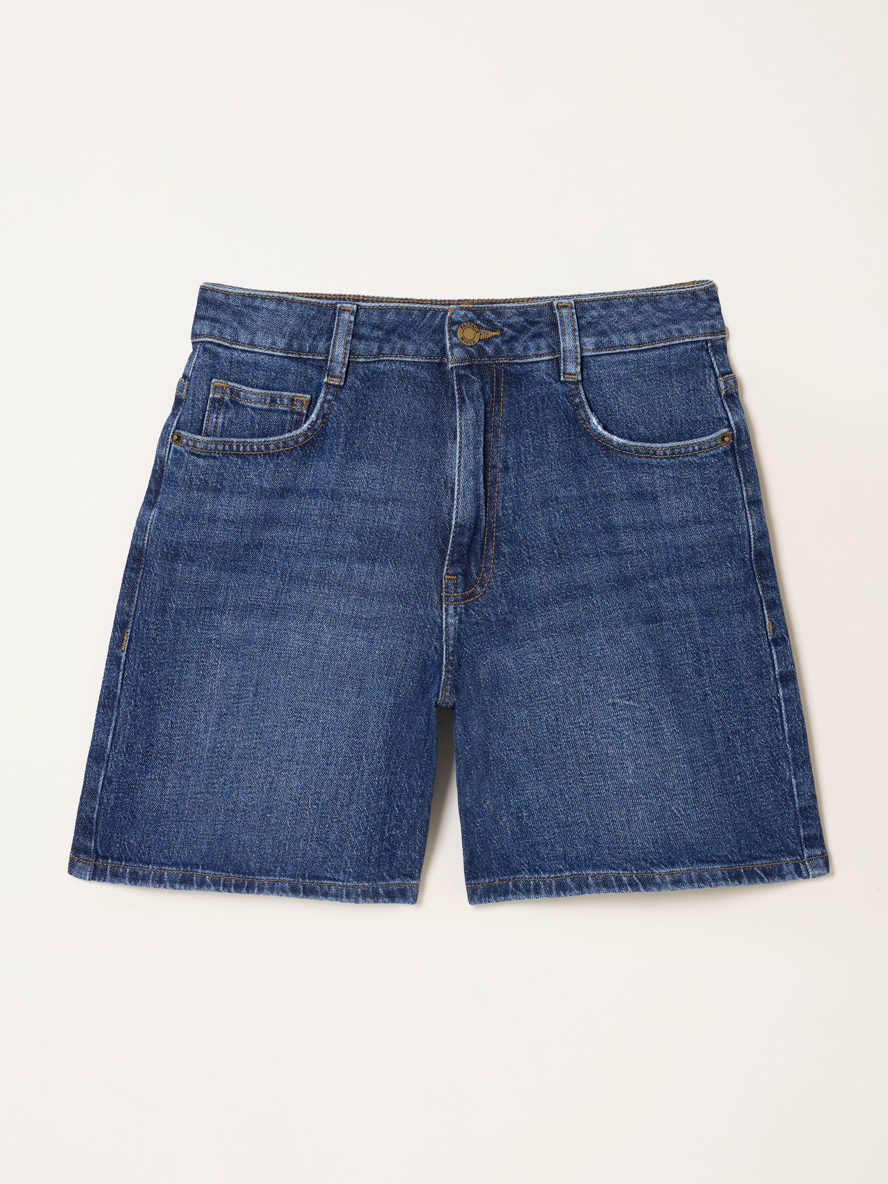 Elsham Blue Wash Denim Shorts by FAT FACE