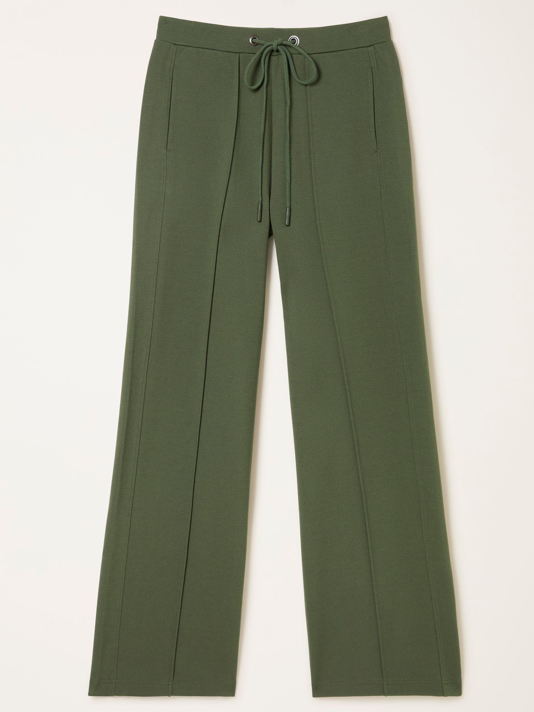 Ely Black Ponte Wide Leg Trouser by FAT FACE