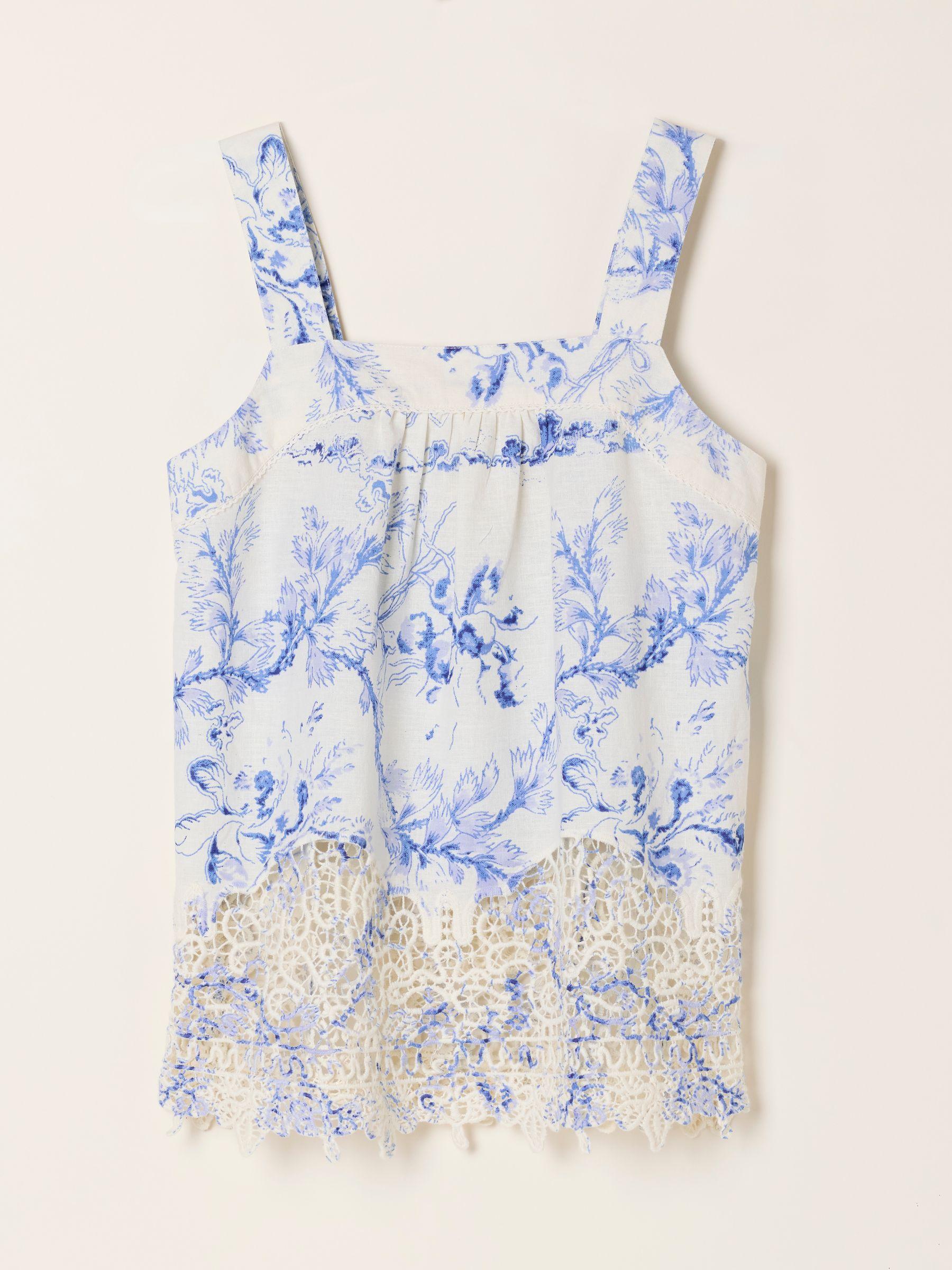 Fifi Ivory Vintage Bloom Petite Cami Blouse by FAT FACE