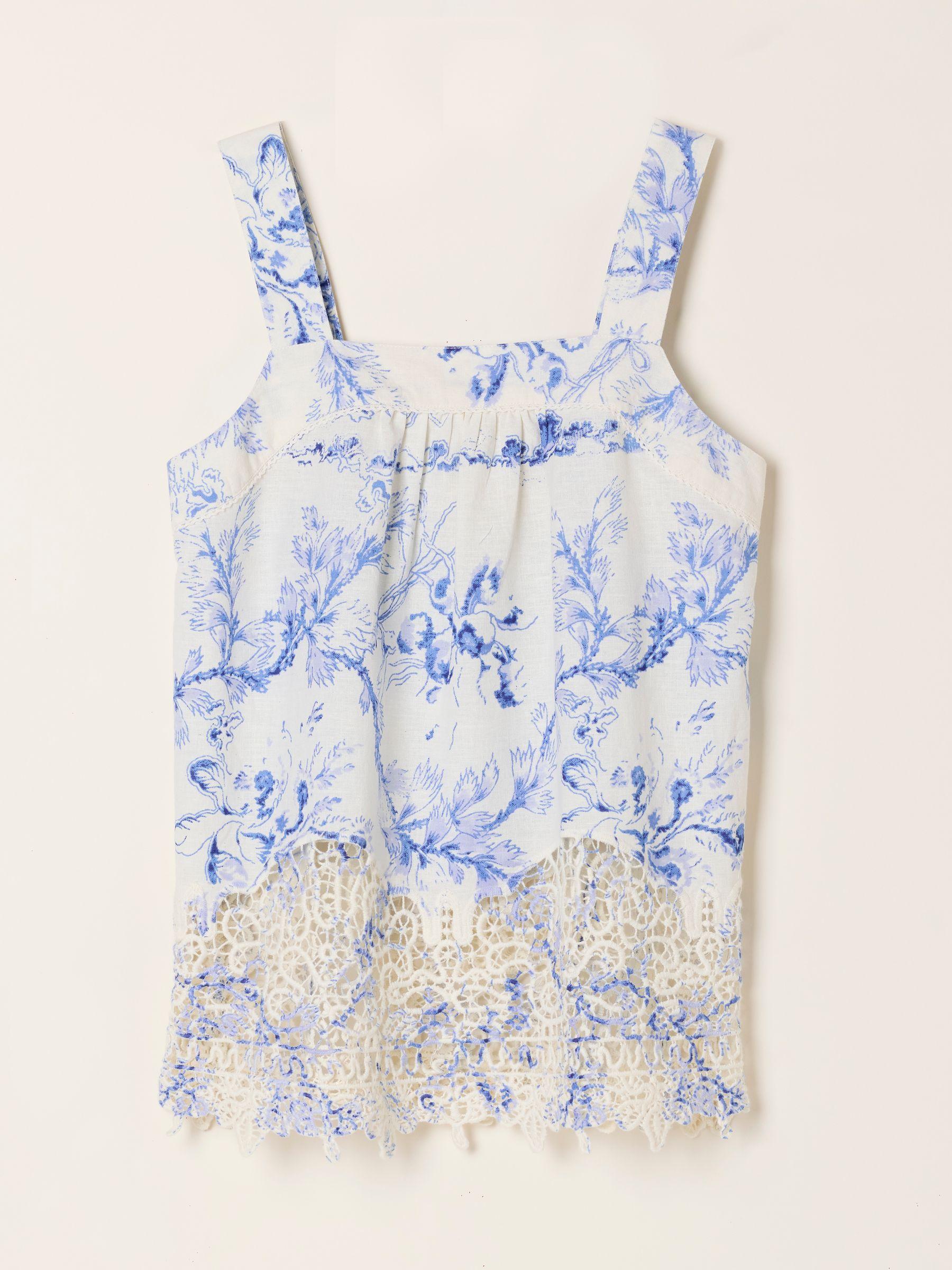Fifi Ivory Vintage Bloom Regular Cami Blouse by FAT FACE