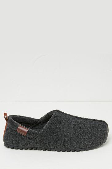 Frank Grey House Shoes by FAT FACE