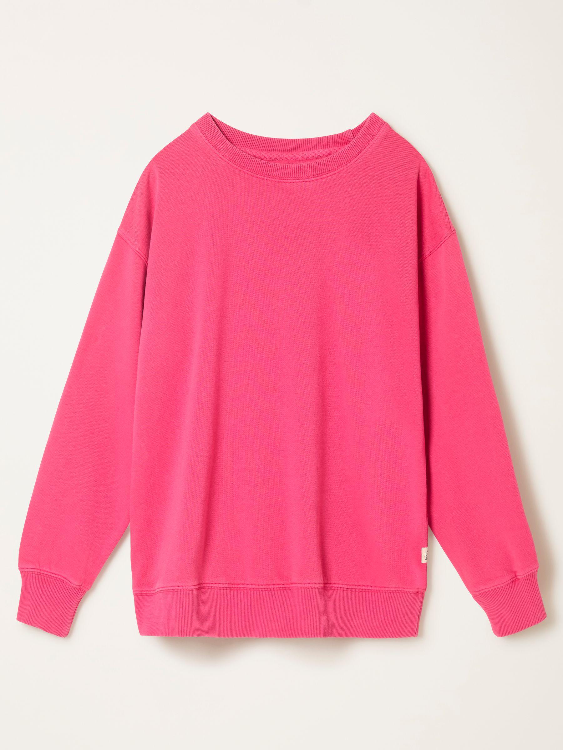 Georgia Fushsia Pink Crew Sweatshirt by FAT FACE