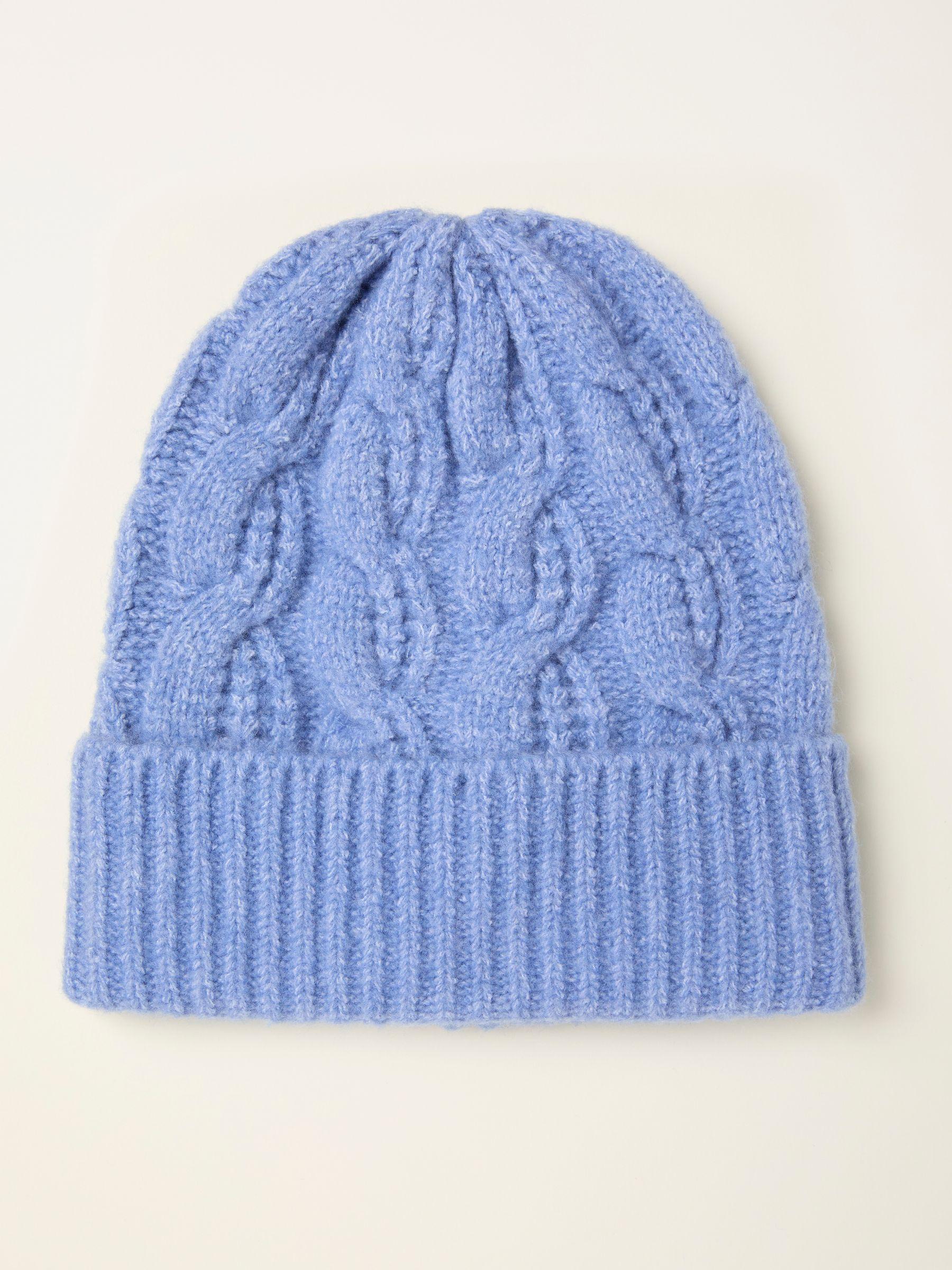 Green Cable Beanie by FAT FACE