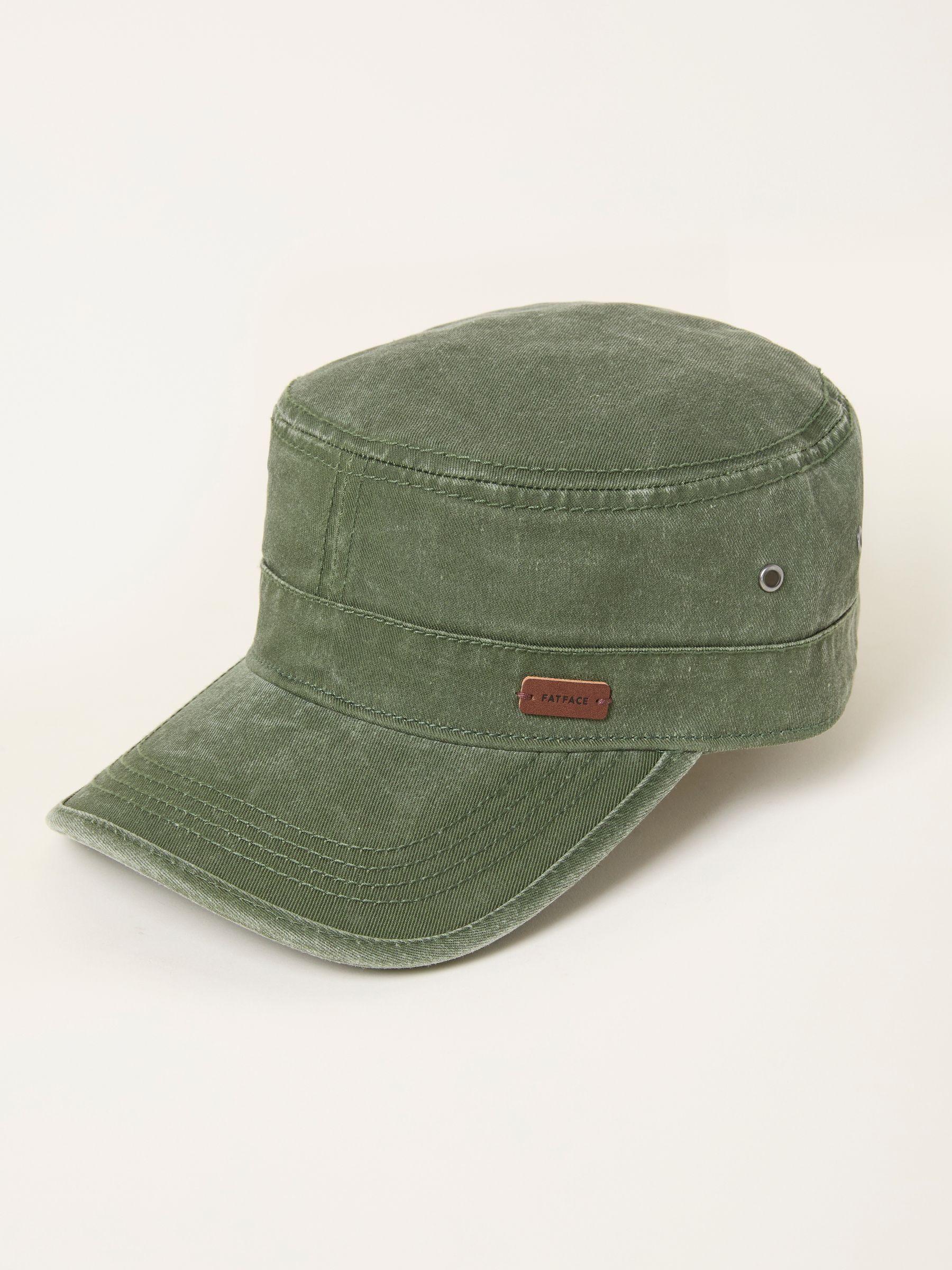 Green Train Driver Cap by FAT FACE
