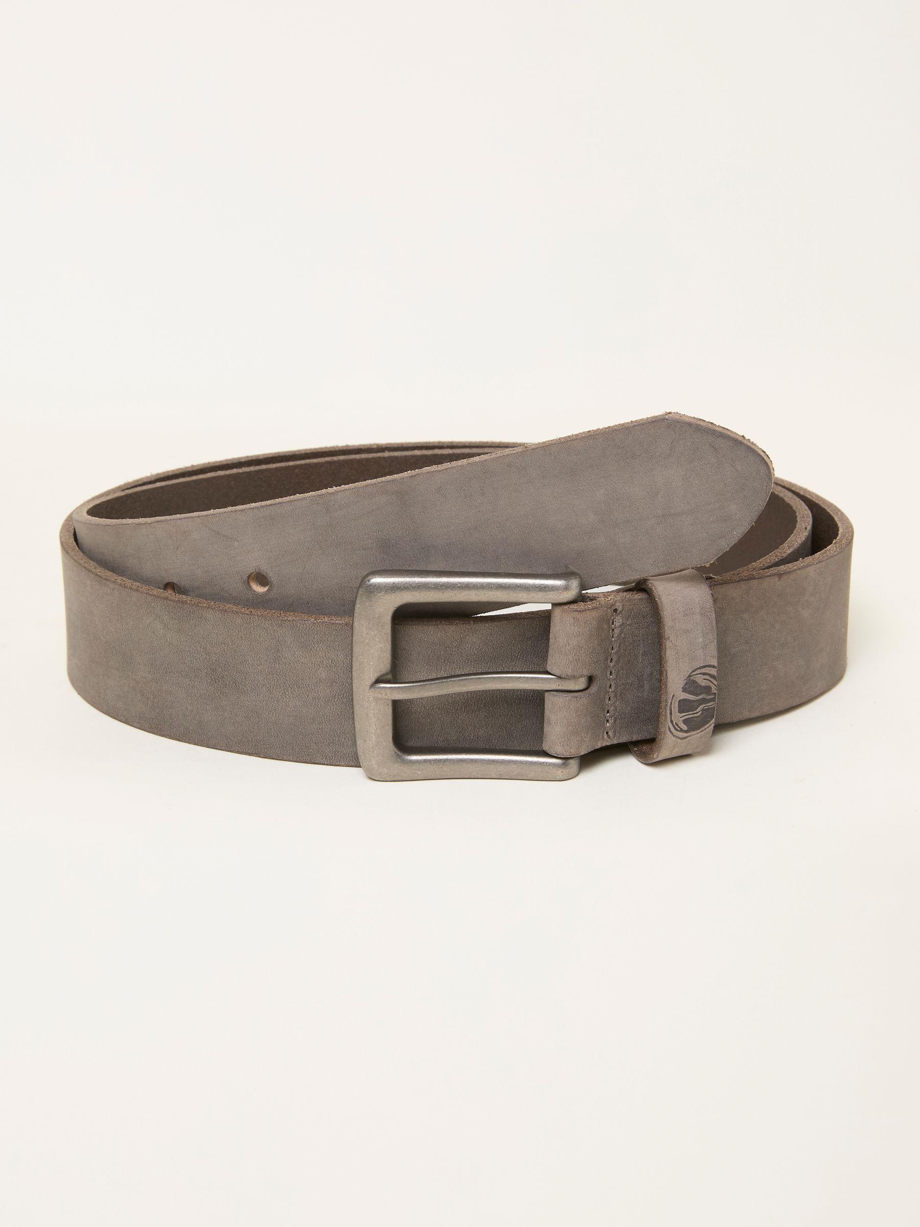 Grey Nubuck Belt by FAT FACE