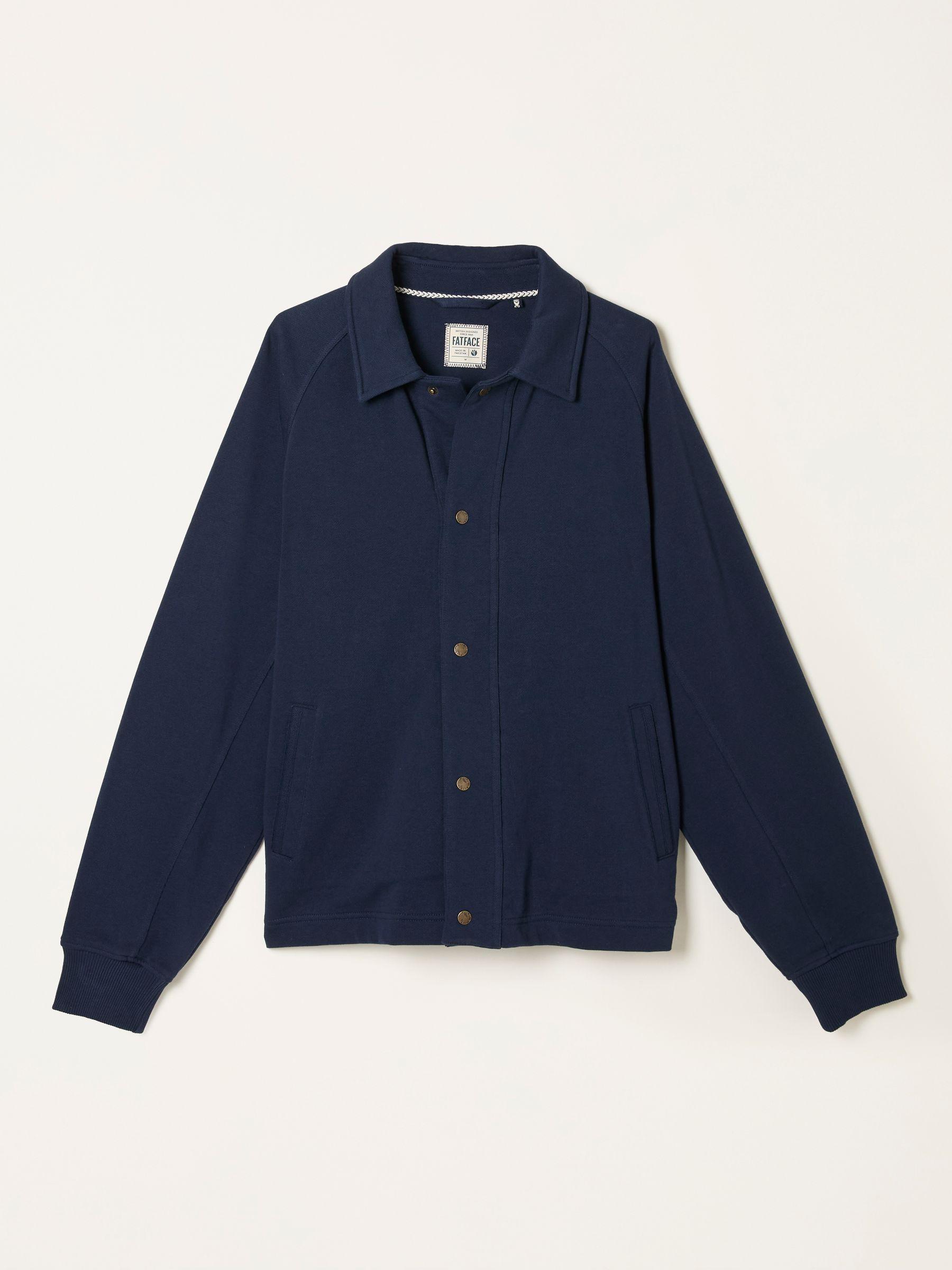 Harrington Navy Harrington Sweat Jacket by FAT FACE