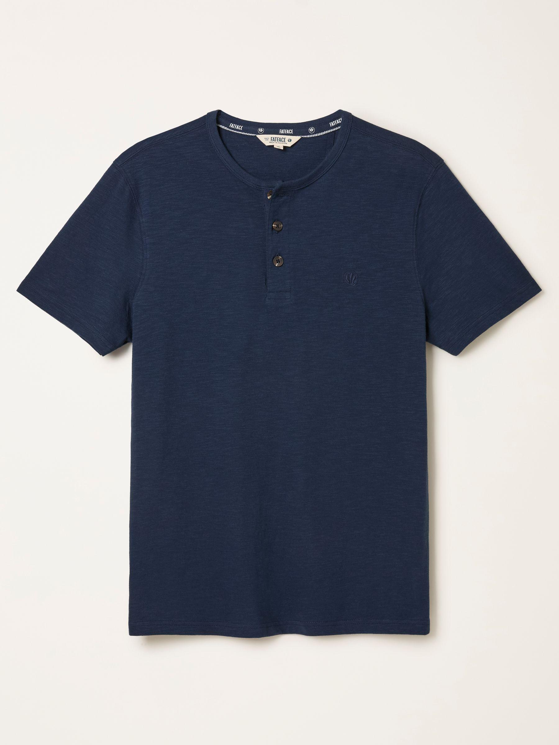 Henley Navy Woodside Henley T-Shirt by FAT FACE