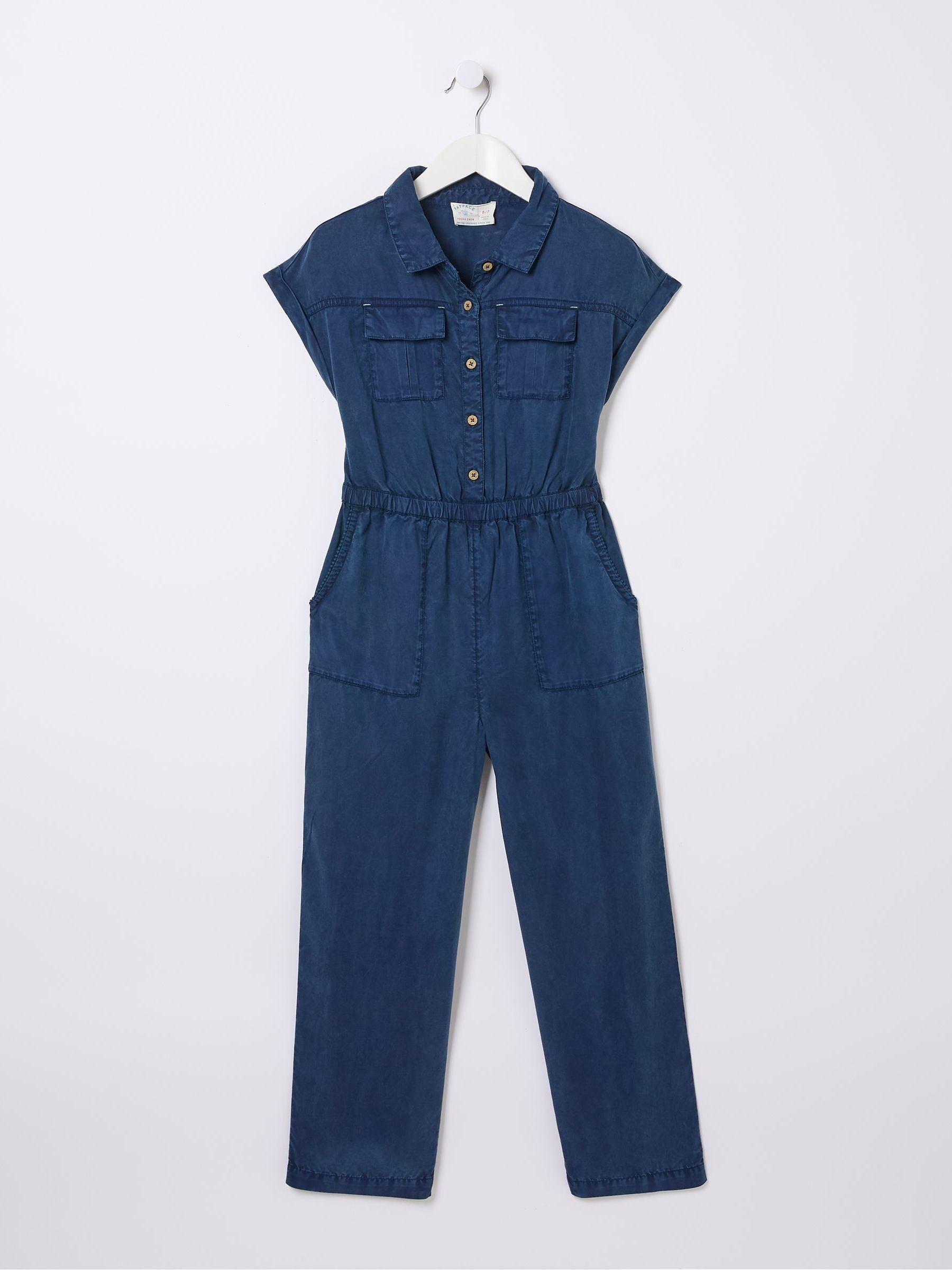 Indigo Blue Jumpsuit by FAT FACE