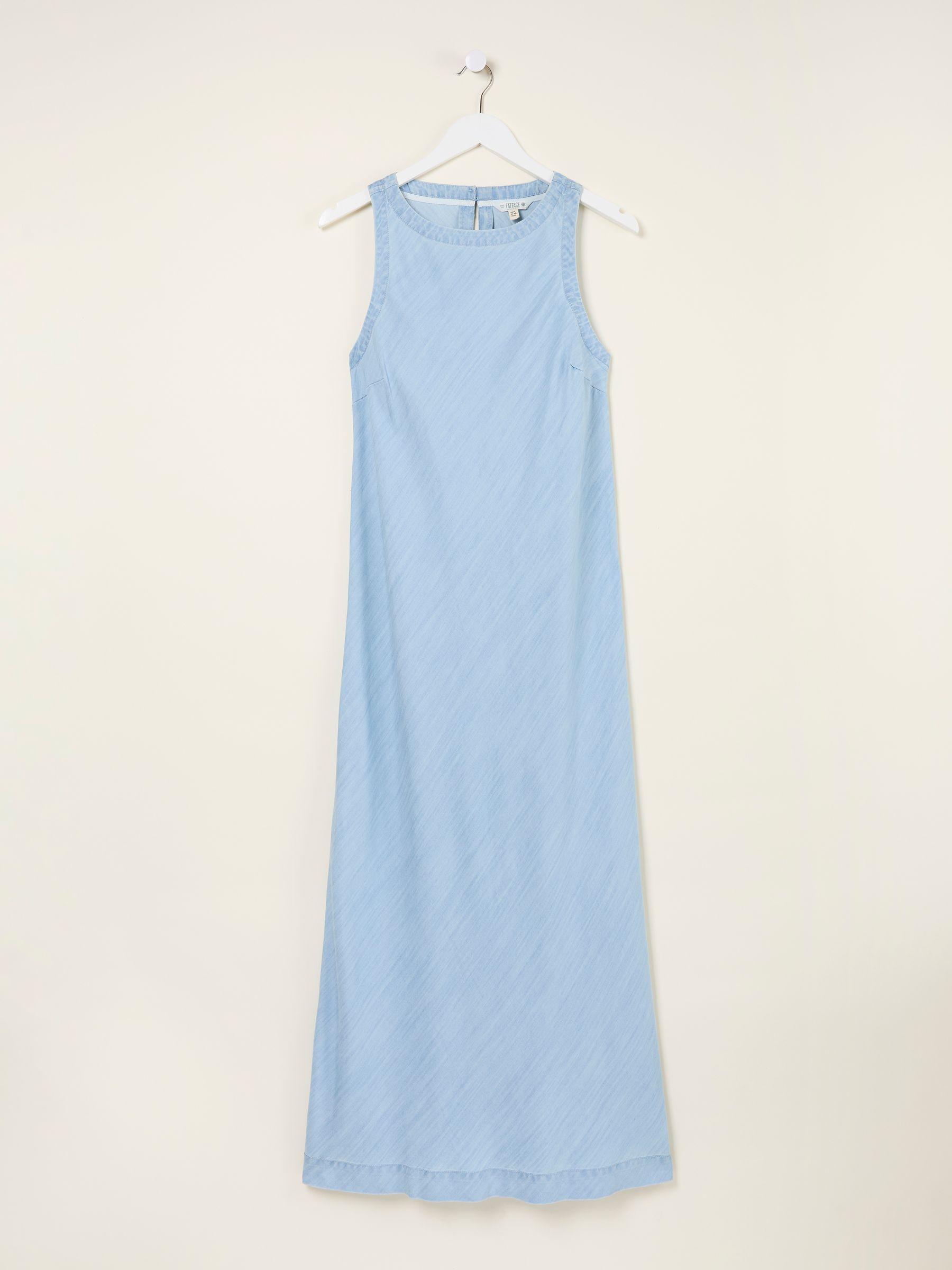 Iris Light Blue Denim Dress by FAT FACE