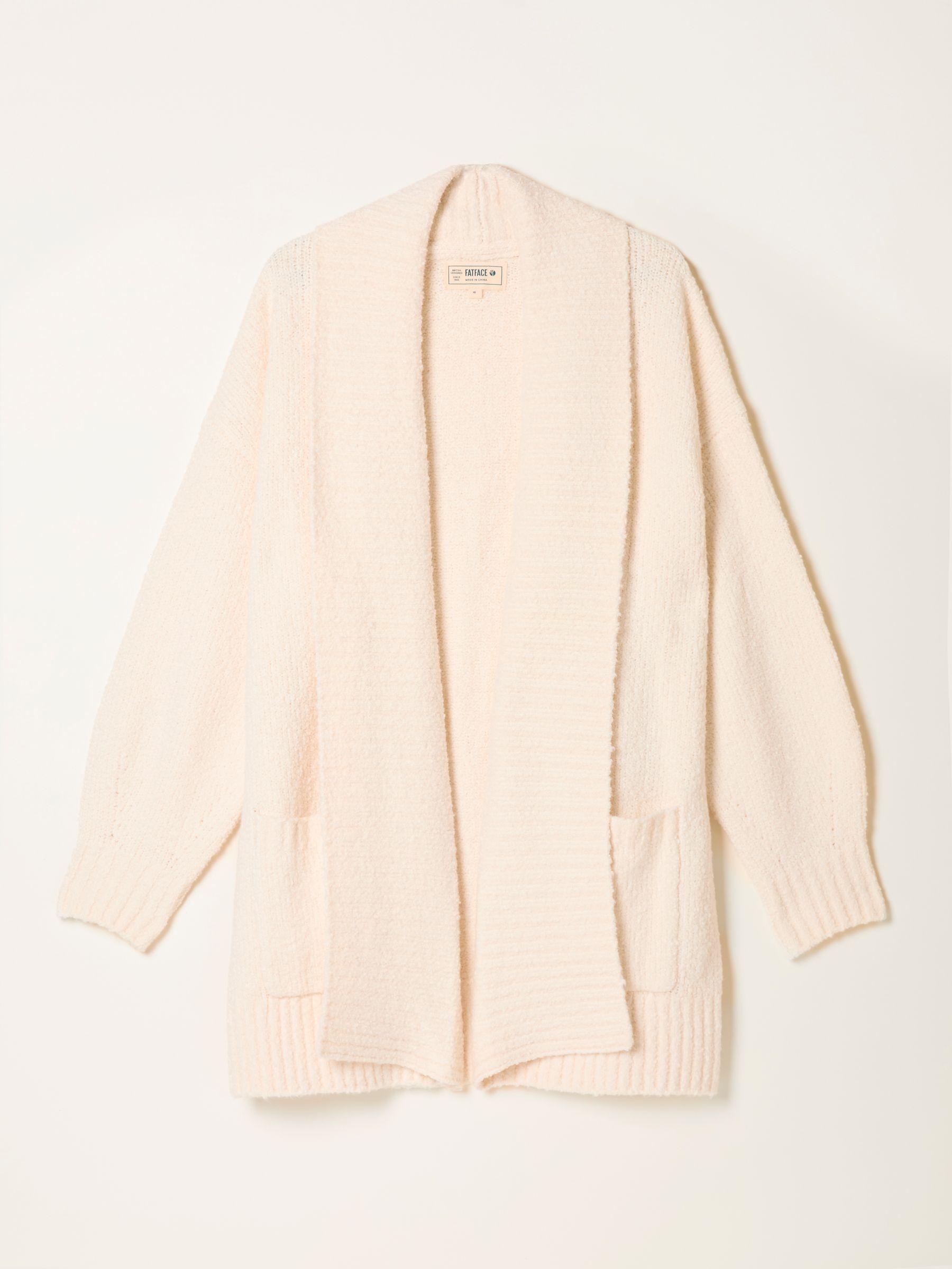 Ivory Knitted Lounge Cardigan by FAT FACE