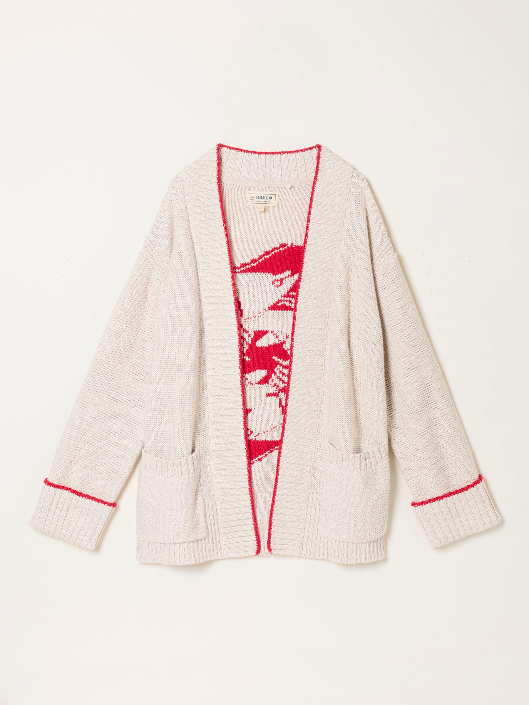 Ivory Shrimp Cardigan by FAT FACE