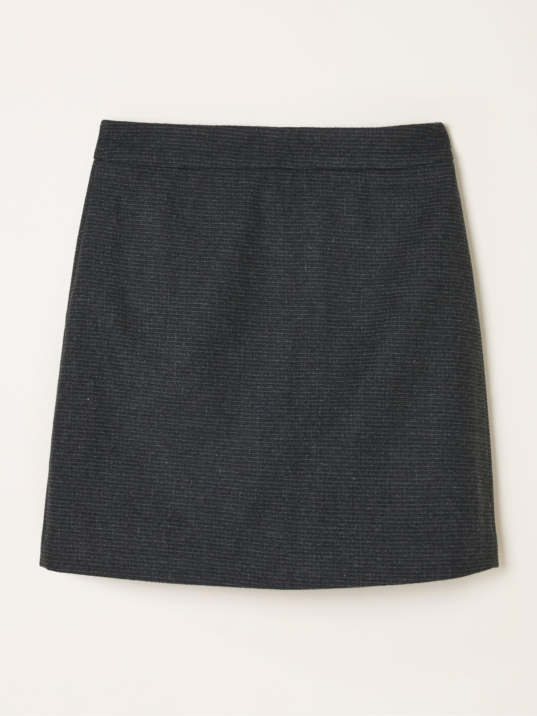 Jess Charcoal Grey Tweed Mini Skirt by FAT FACE