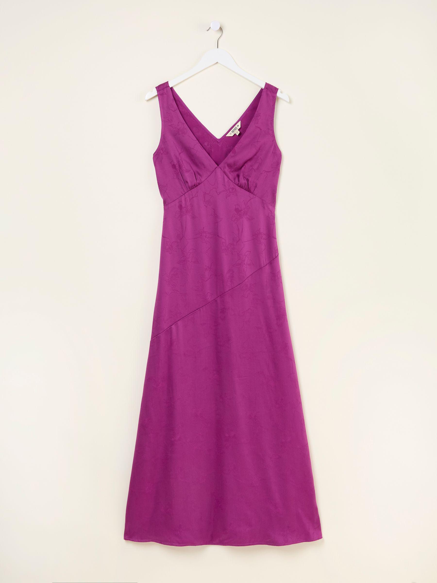 Josephine Purple Slip Dress by FAT FACE