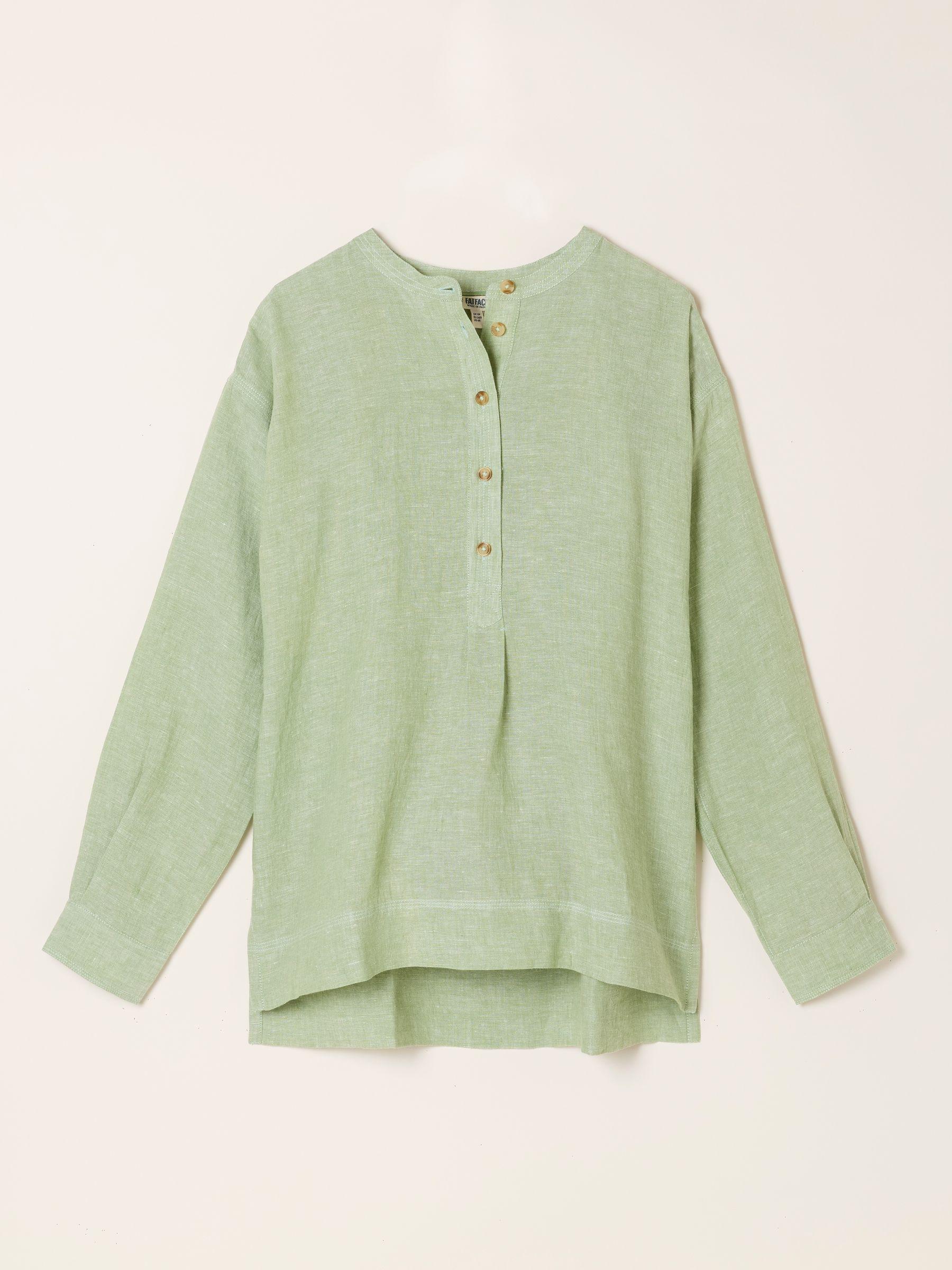 Julia White Regular Linen Popover by FAT FACE