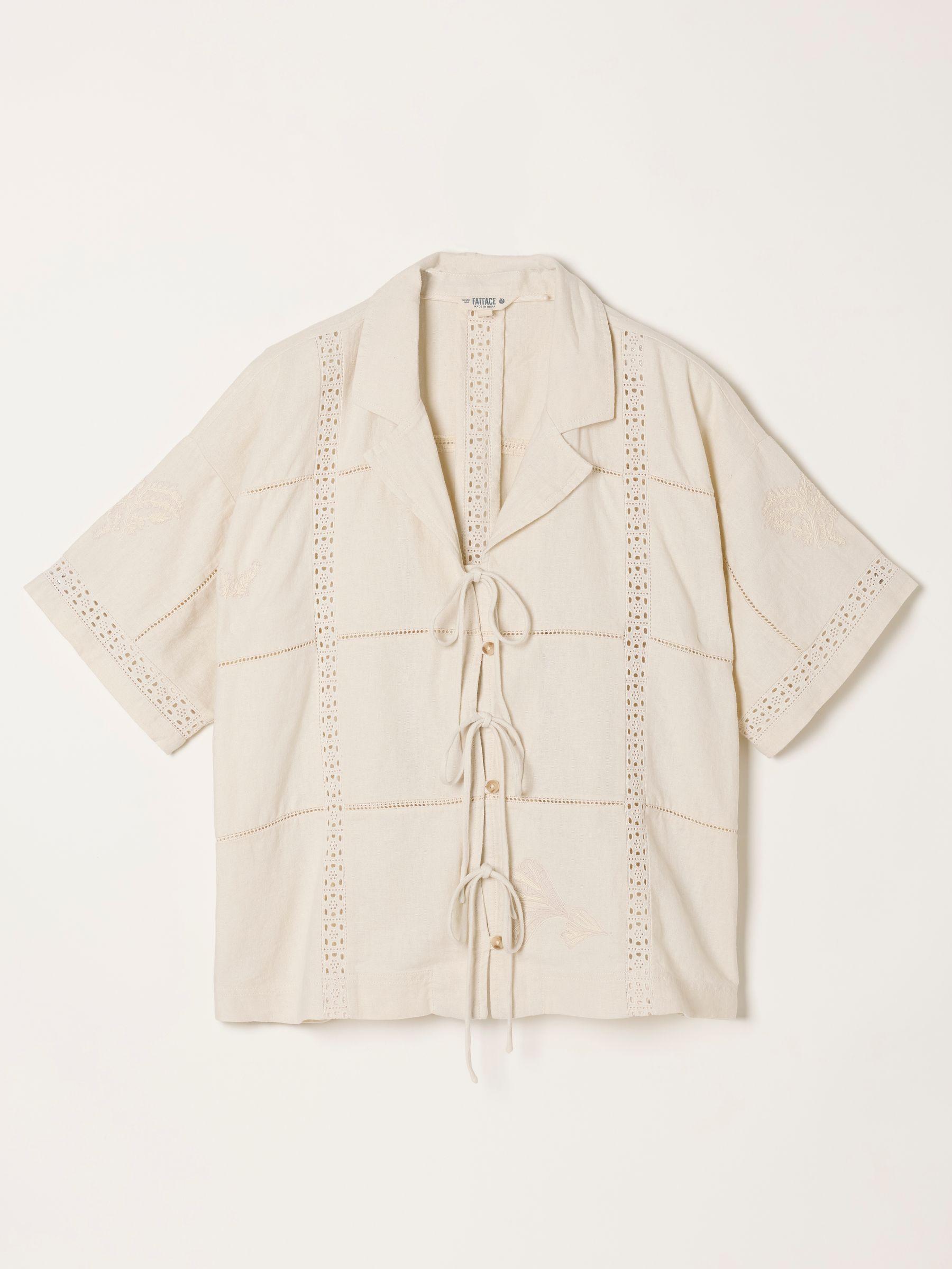 Kara Ivory Petite Shirt by FAT FACE