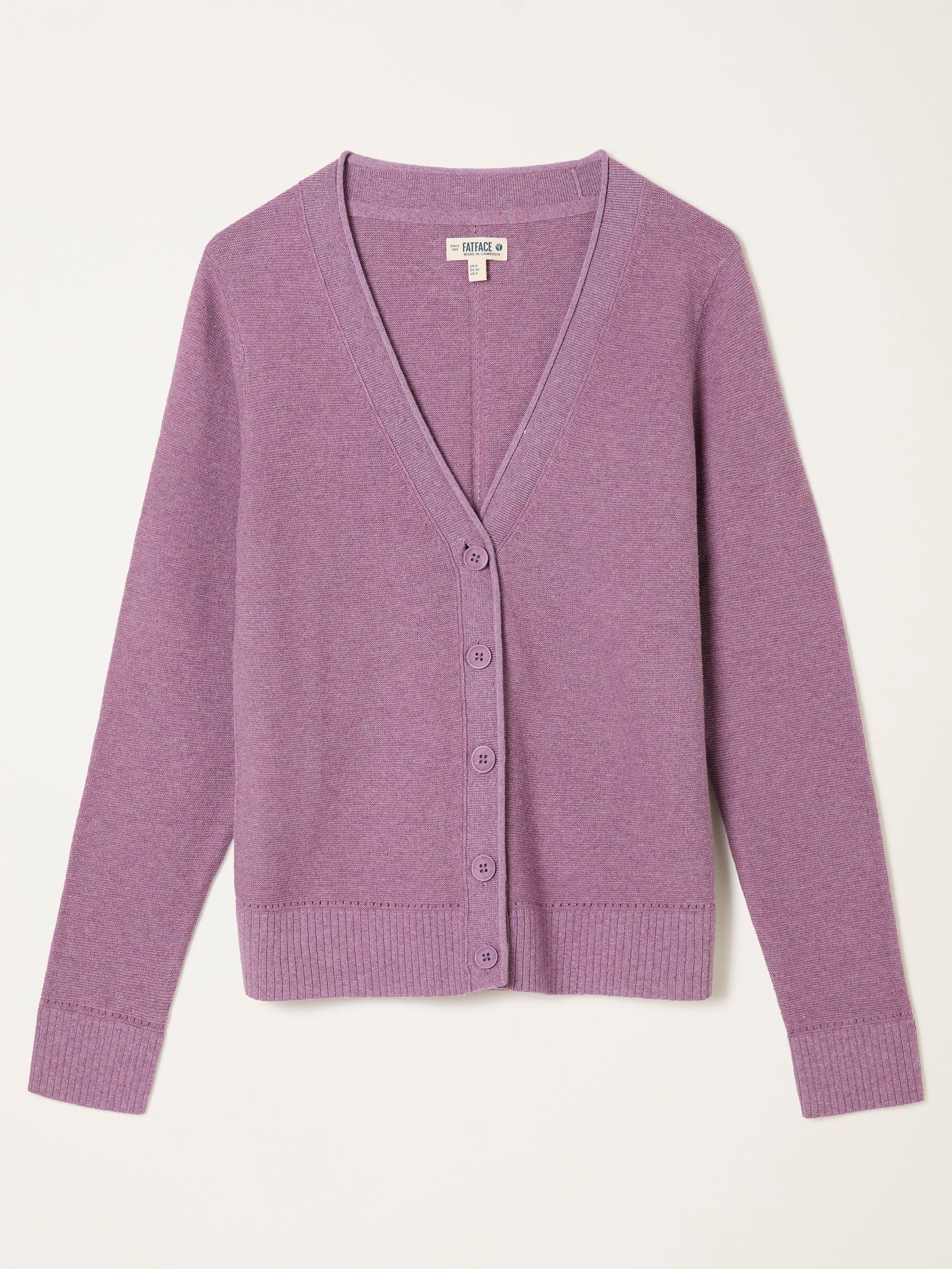 Lucee Pink Knitted Cardigan by FAT FACE