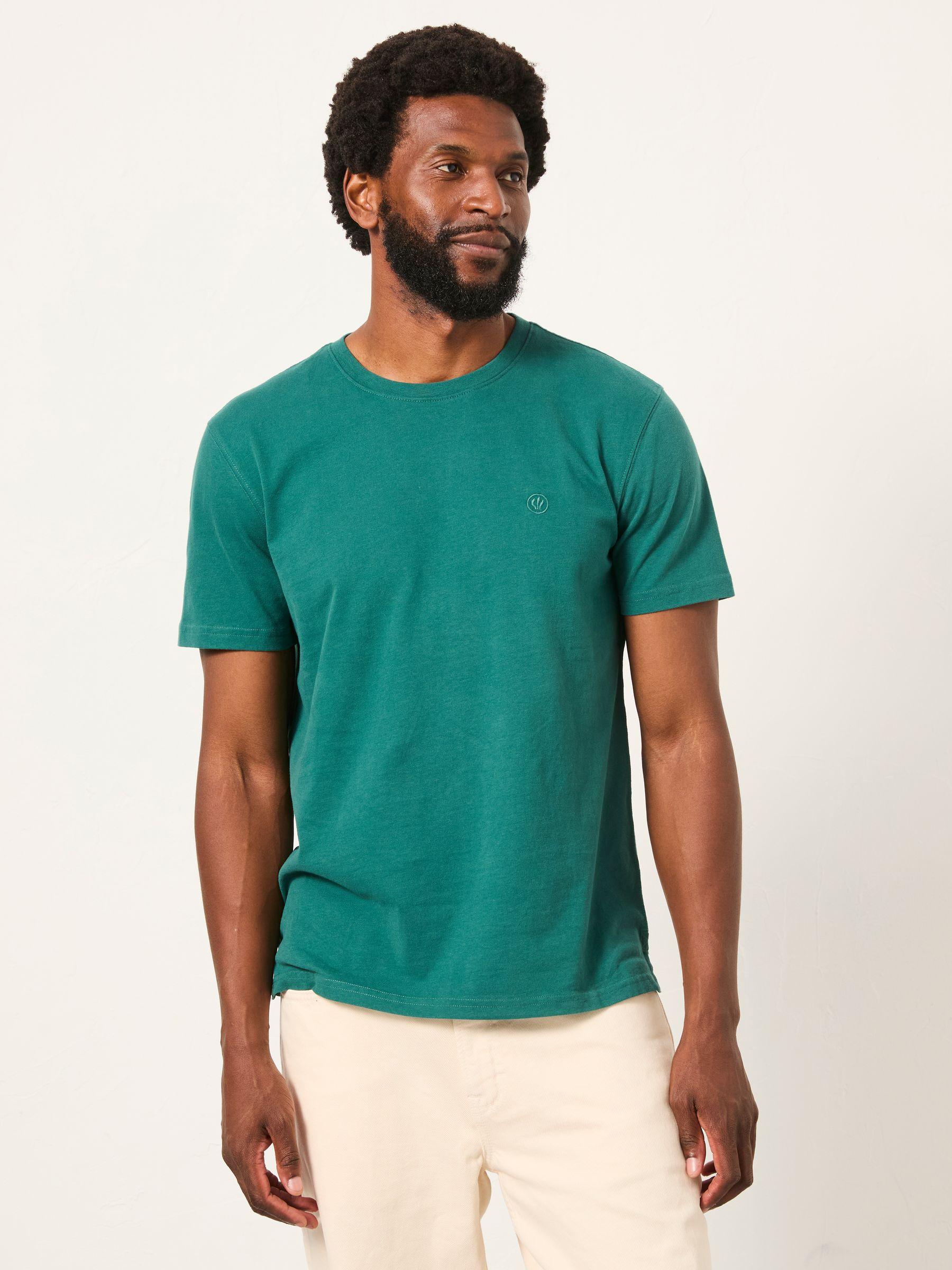 Lulworth Jade Green Short Sleeve T-Shirt by FAT FACE