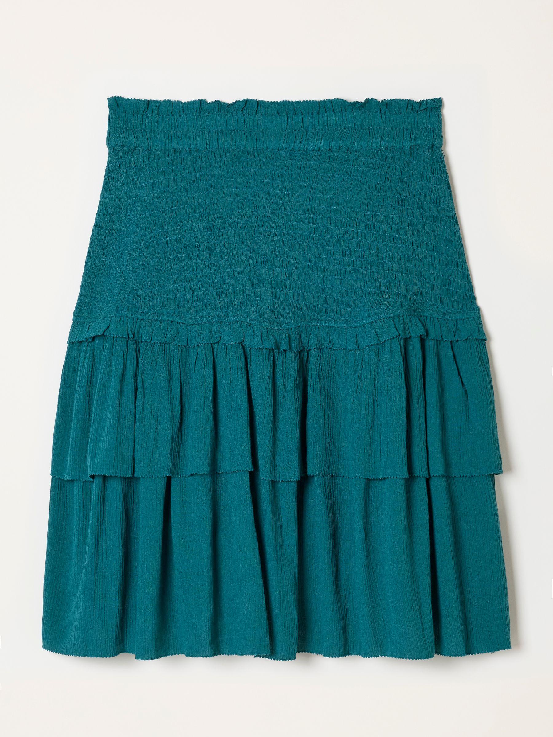 Maelle Chocolate Brown Batik Regular Skirt by FAT FACE