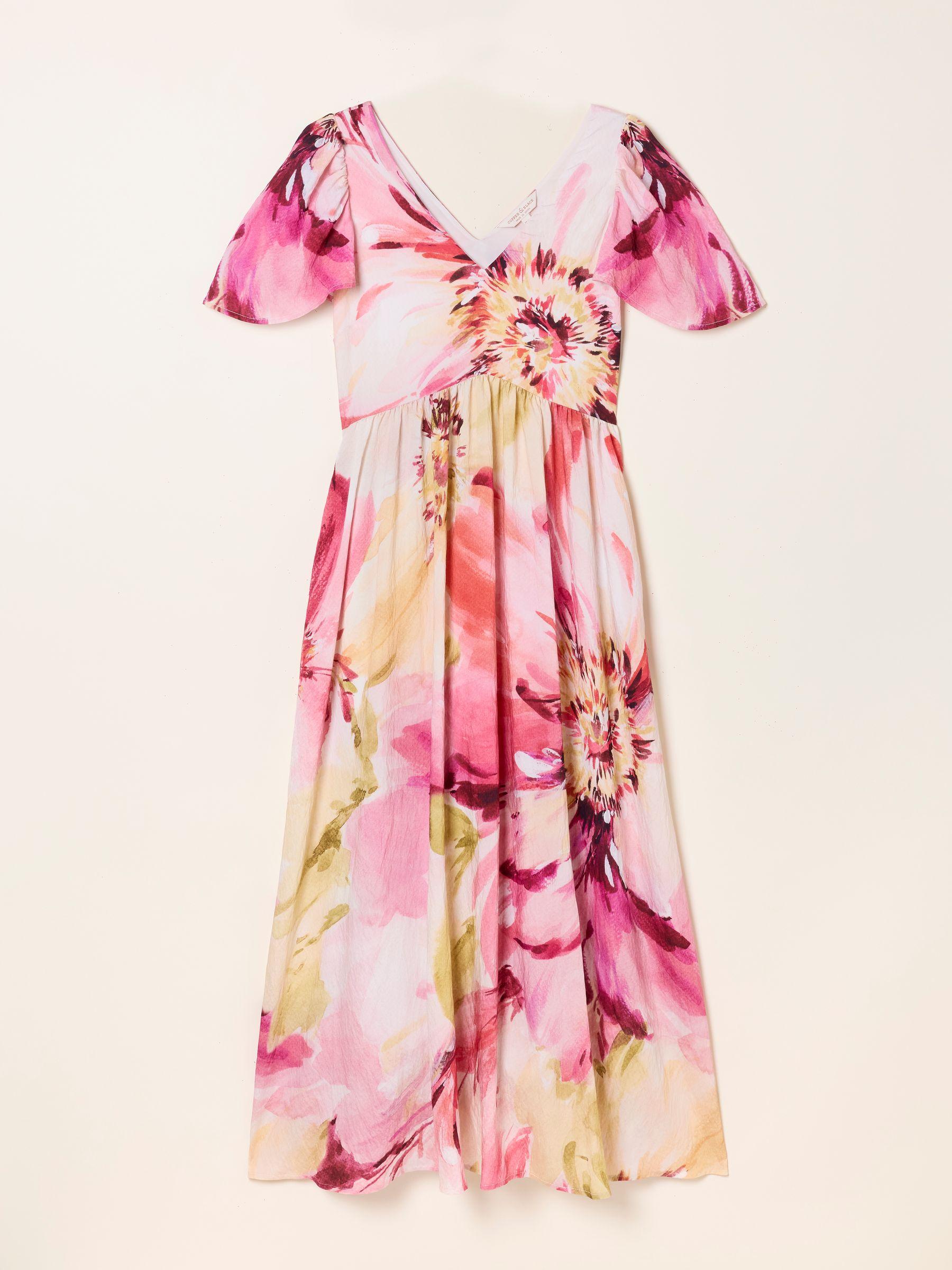 Marlowe Ivory Floral Regular Midi Dress by FAT FACE